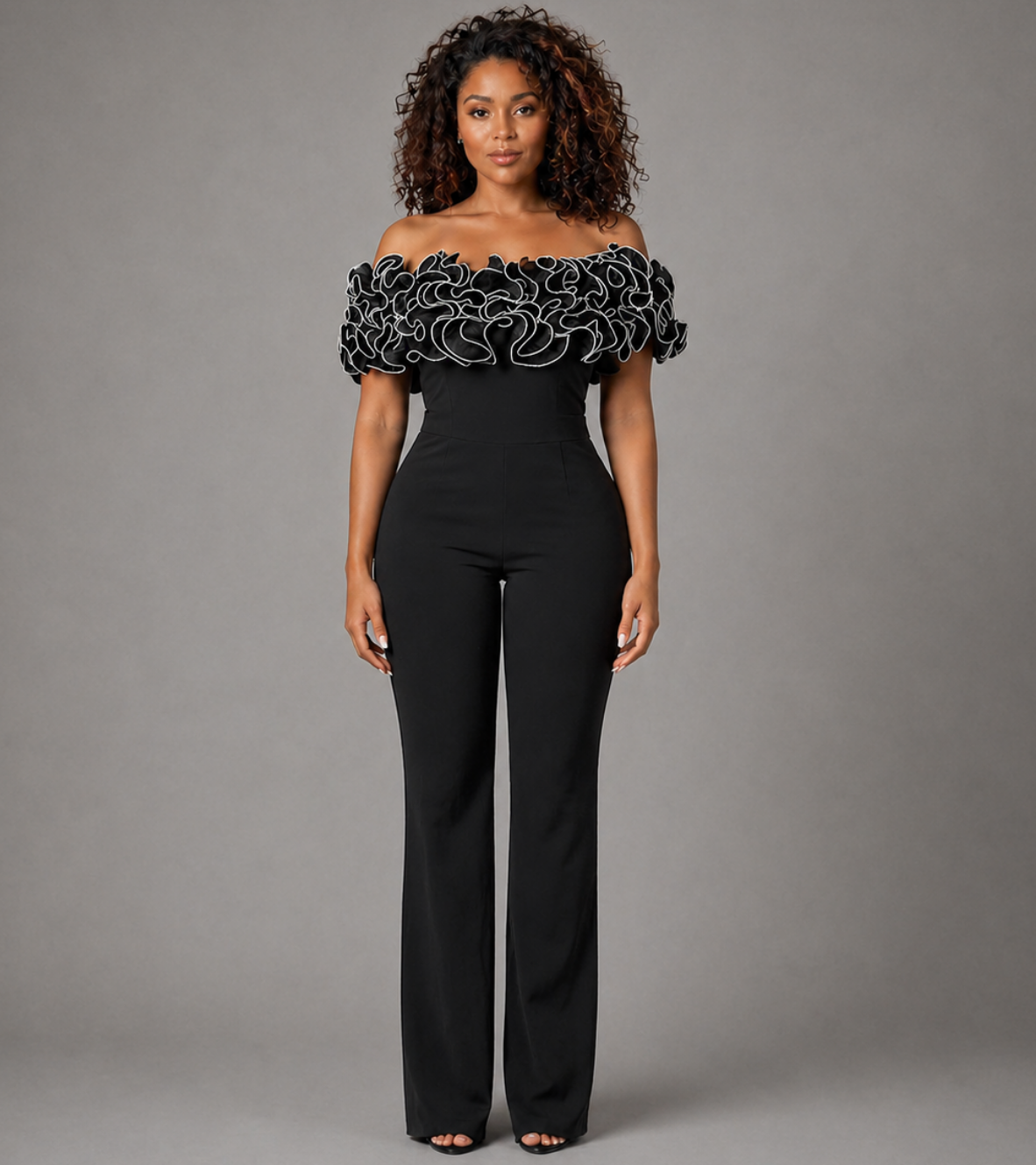 Off-Shoulder Jumpsuit