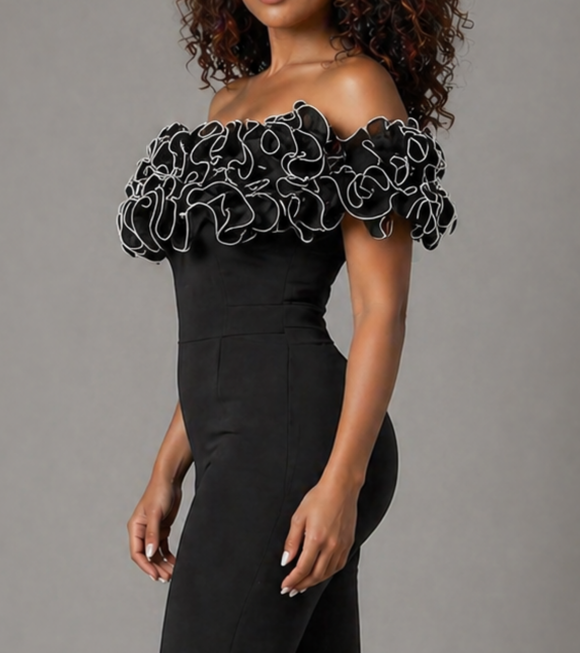 Off-Shoulder Jumpsuit