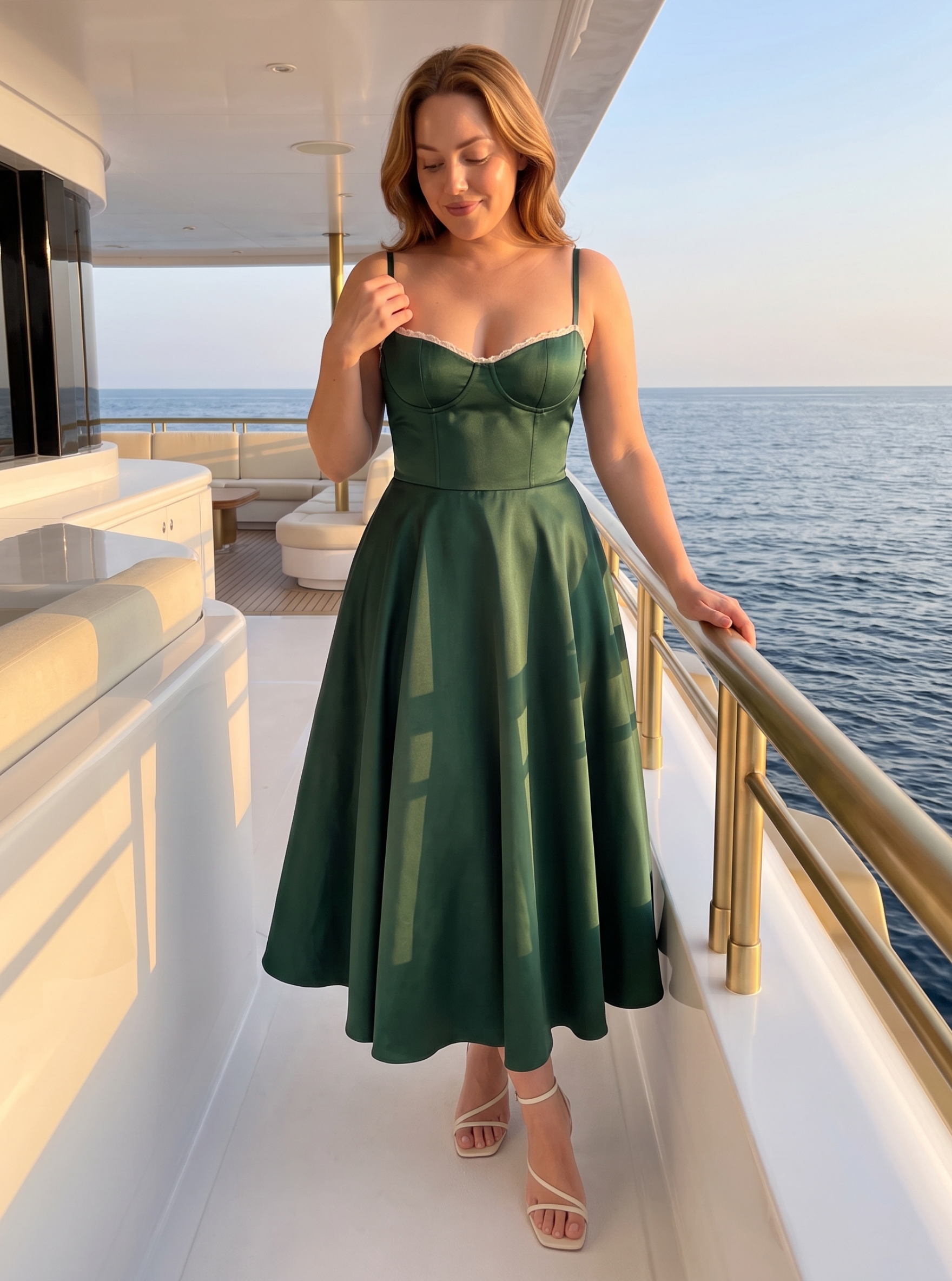 Bustier Midi Dress
