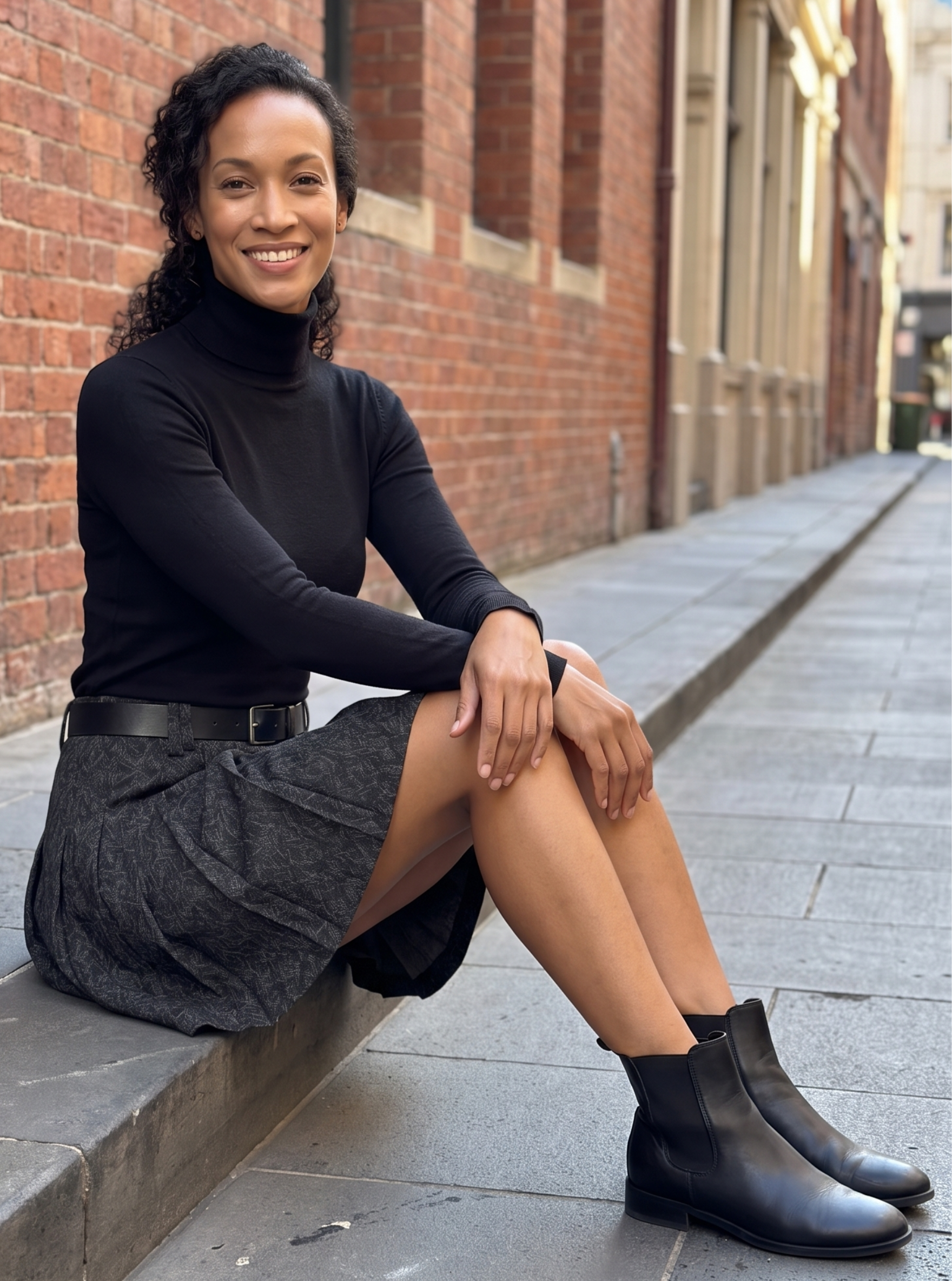 Pleated Mini Skirt