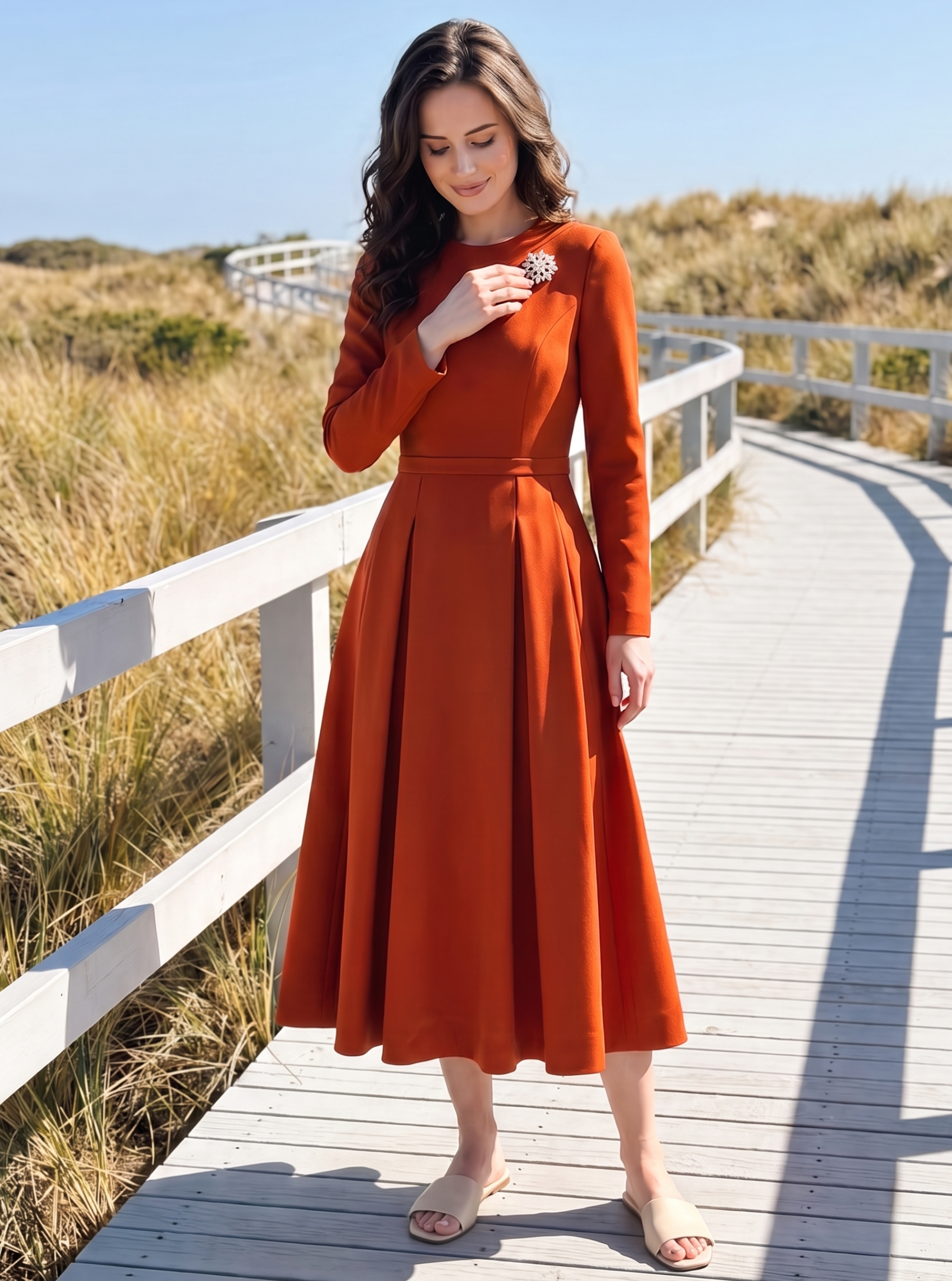 Heritage Midi Dress