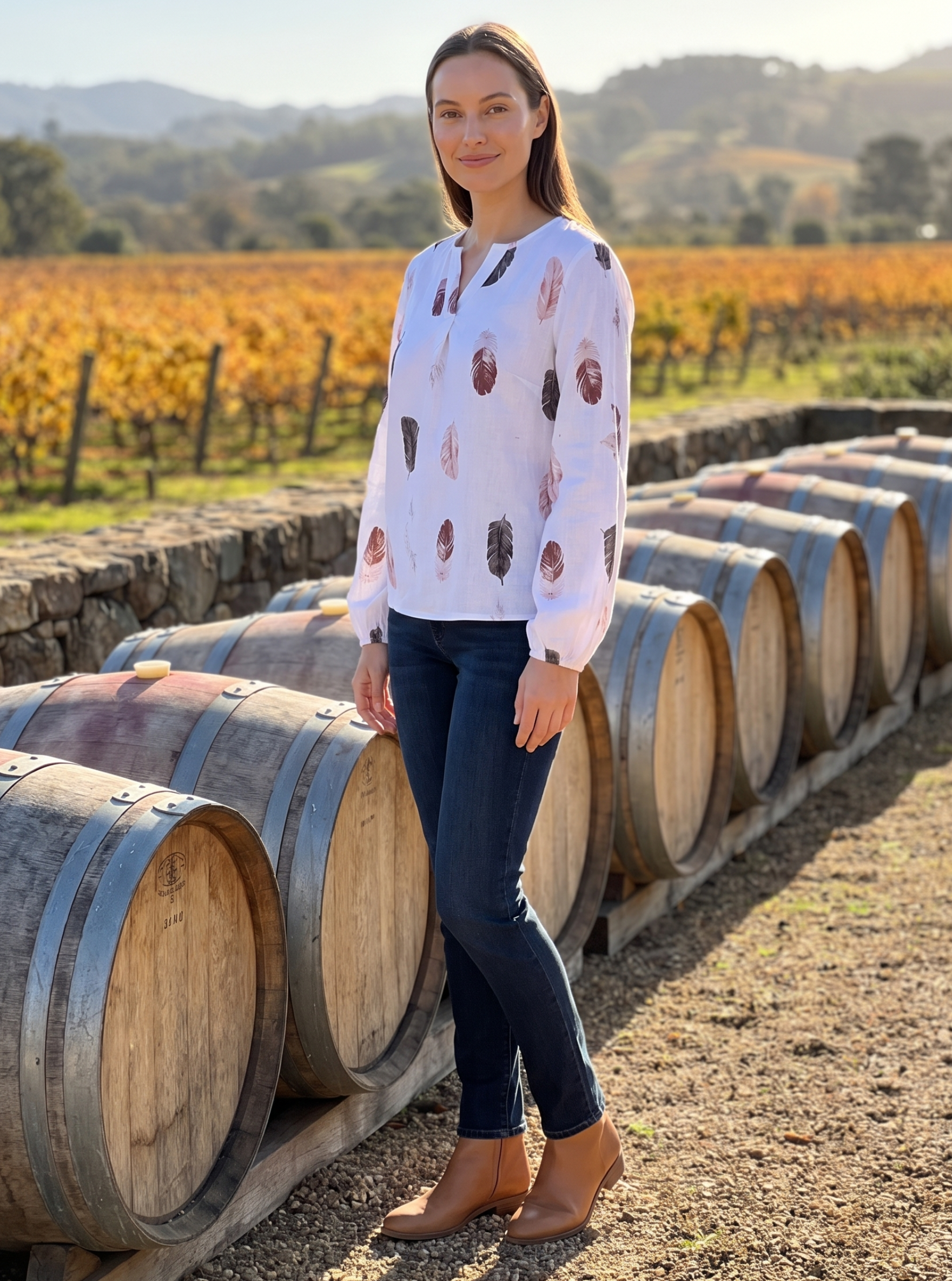 Relaxed Printed Blouse