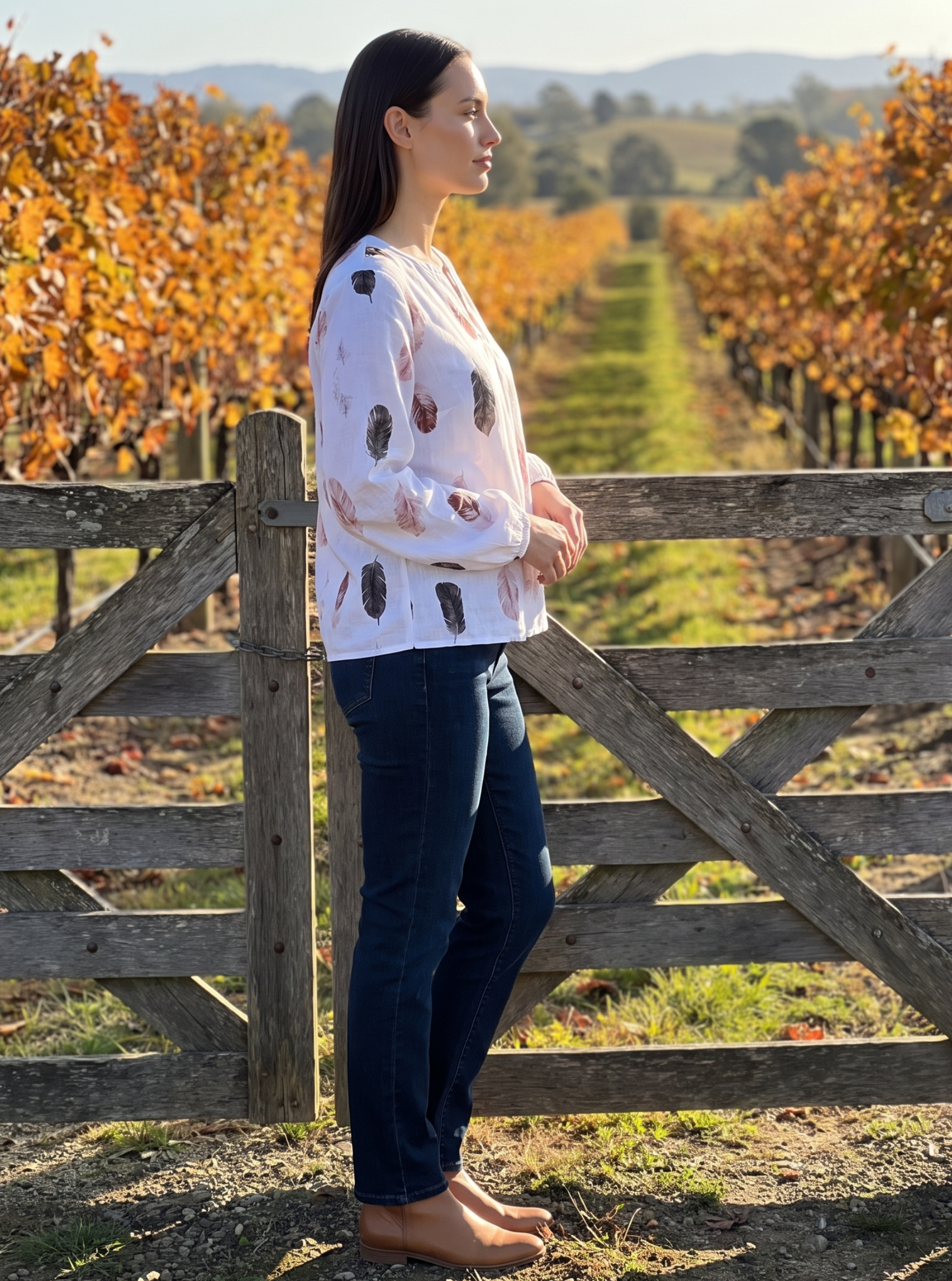 Relaxed Printed Blouse