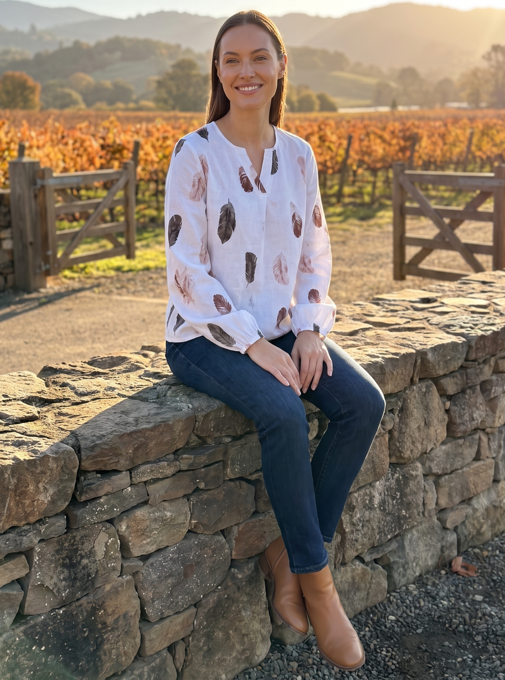 Relaxed Printed Blouse