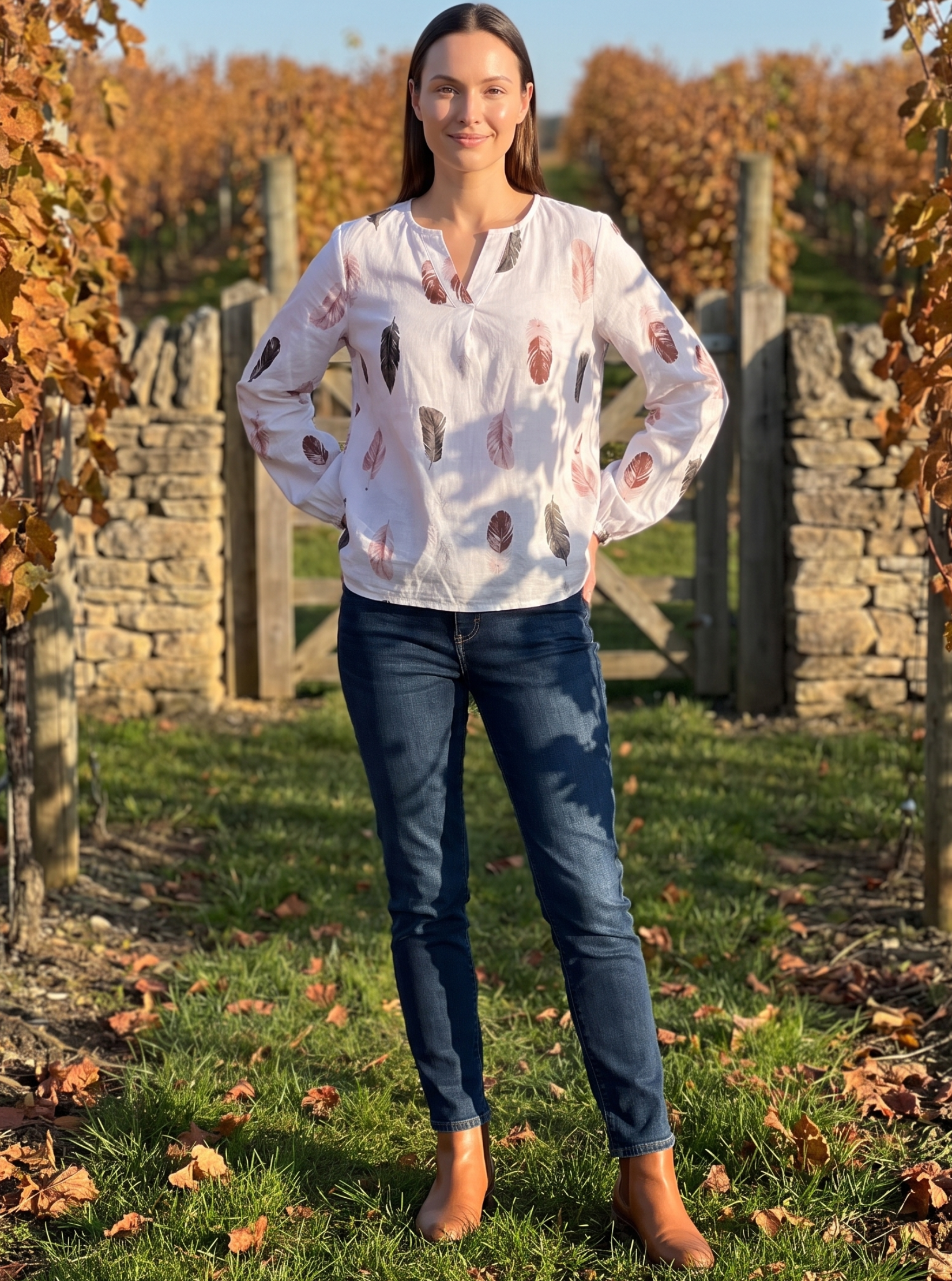 Relaxed Printed Blouse