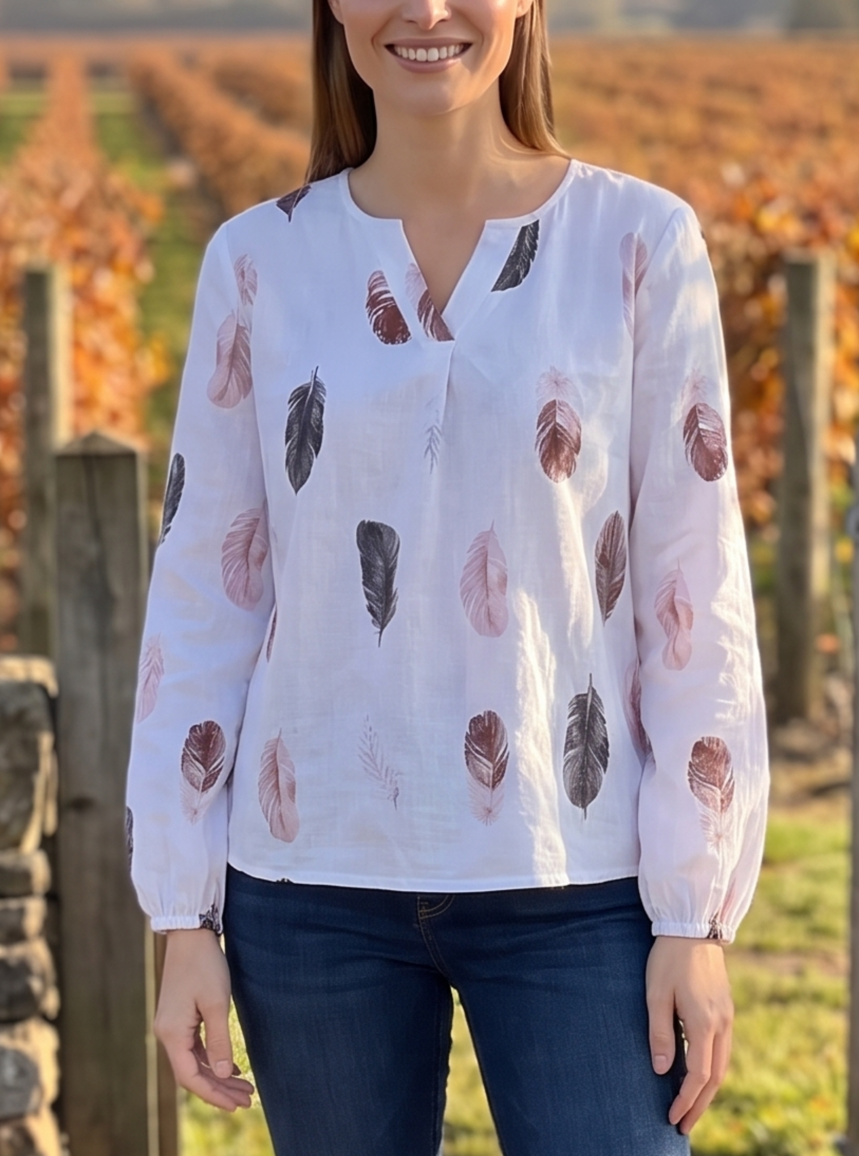 Relaxed Printed Blouse