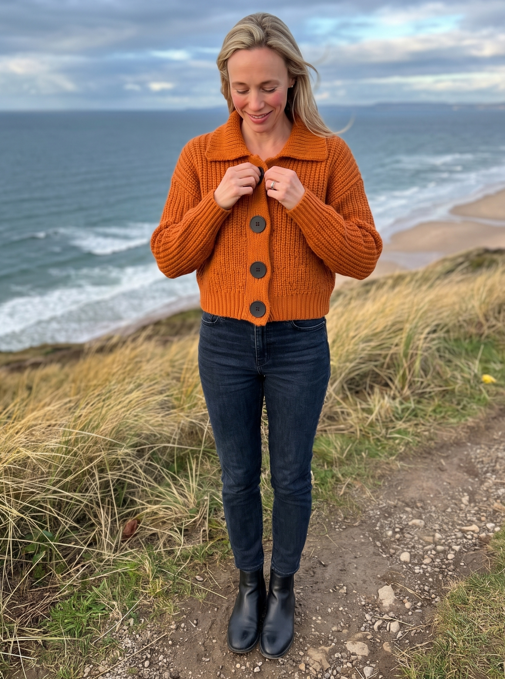 Button Knit Cardigan