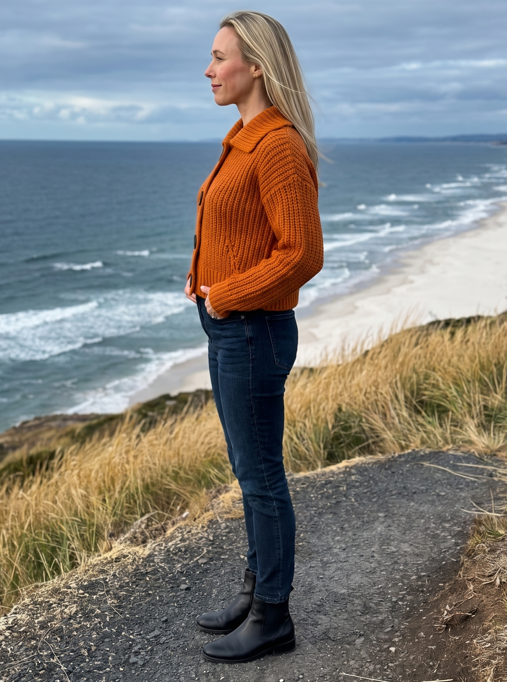 Button Knit Cardigan