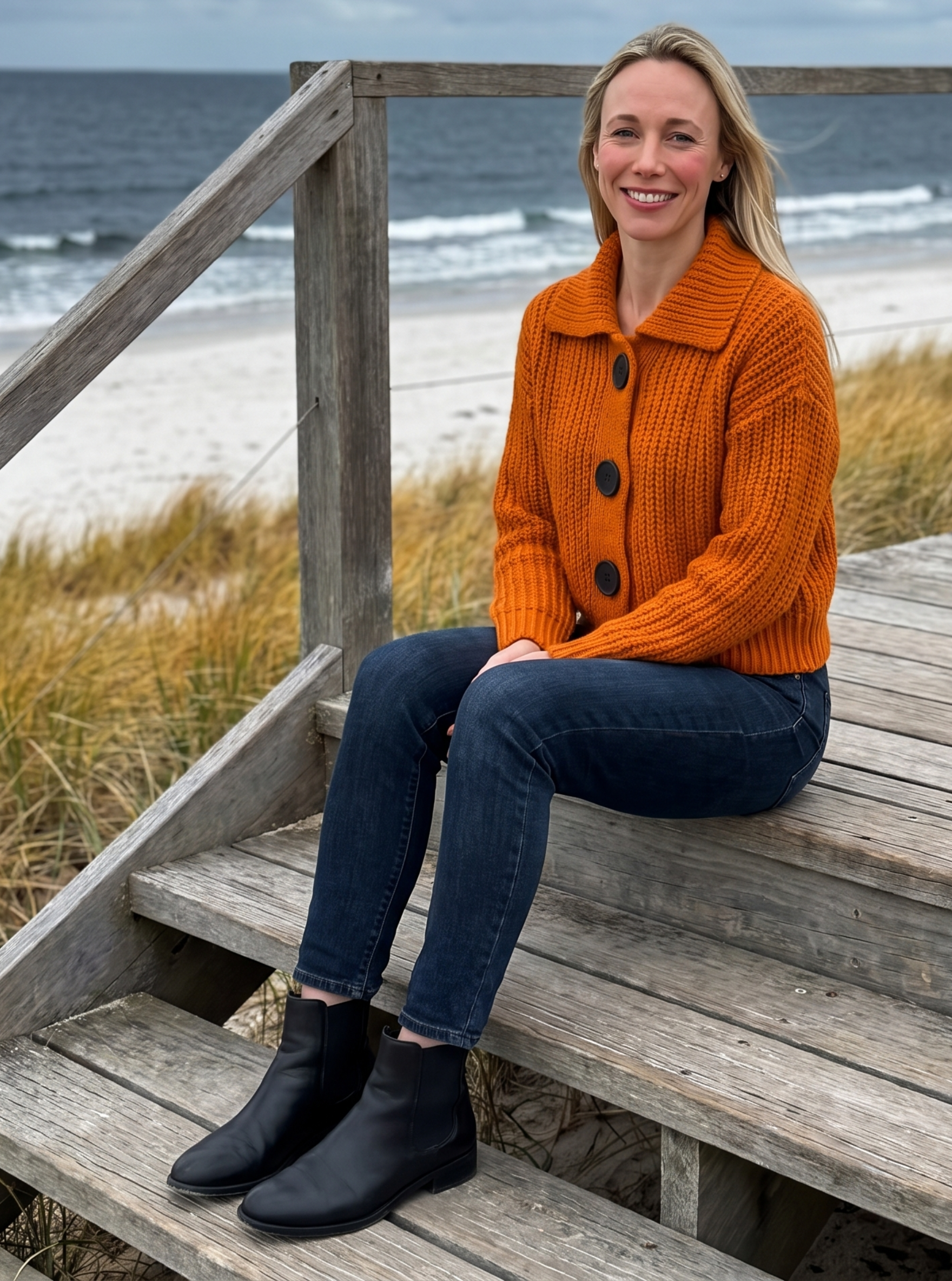 Button Knit Cardigan