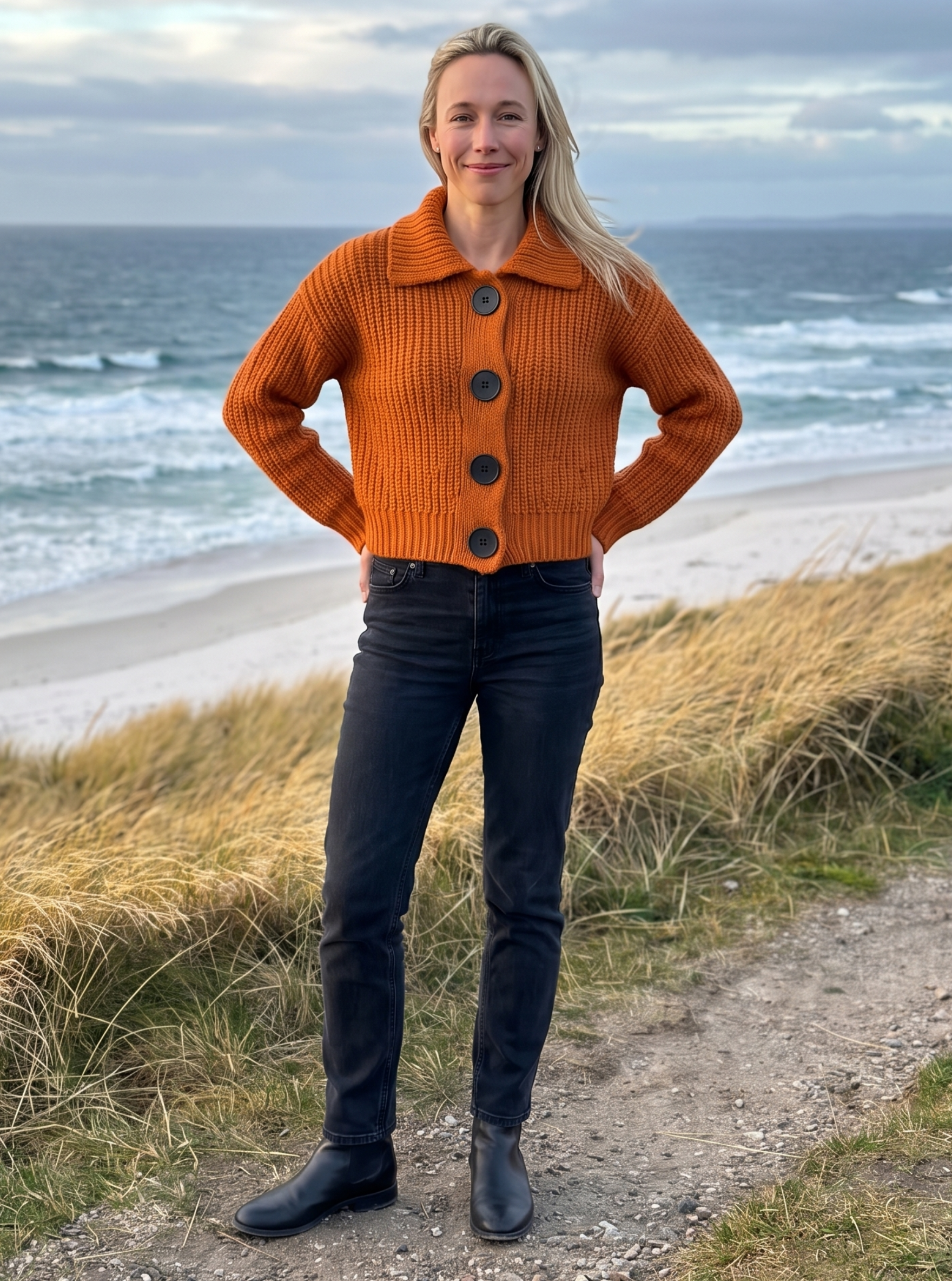 Button Knit Cardigan