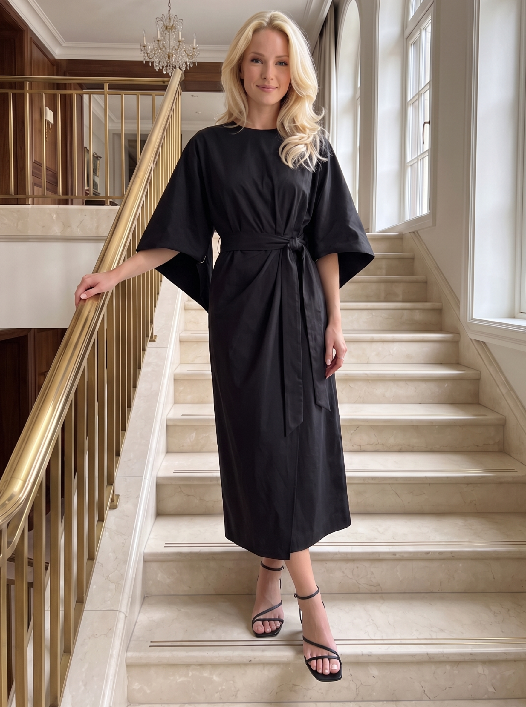 Belted Maxi Dress
