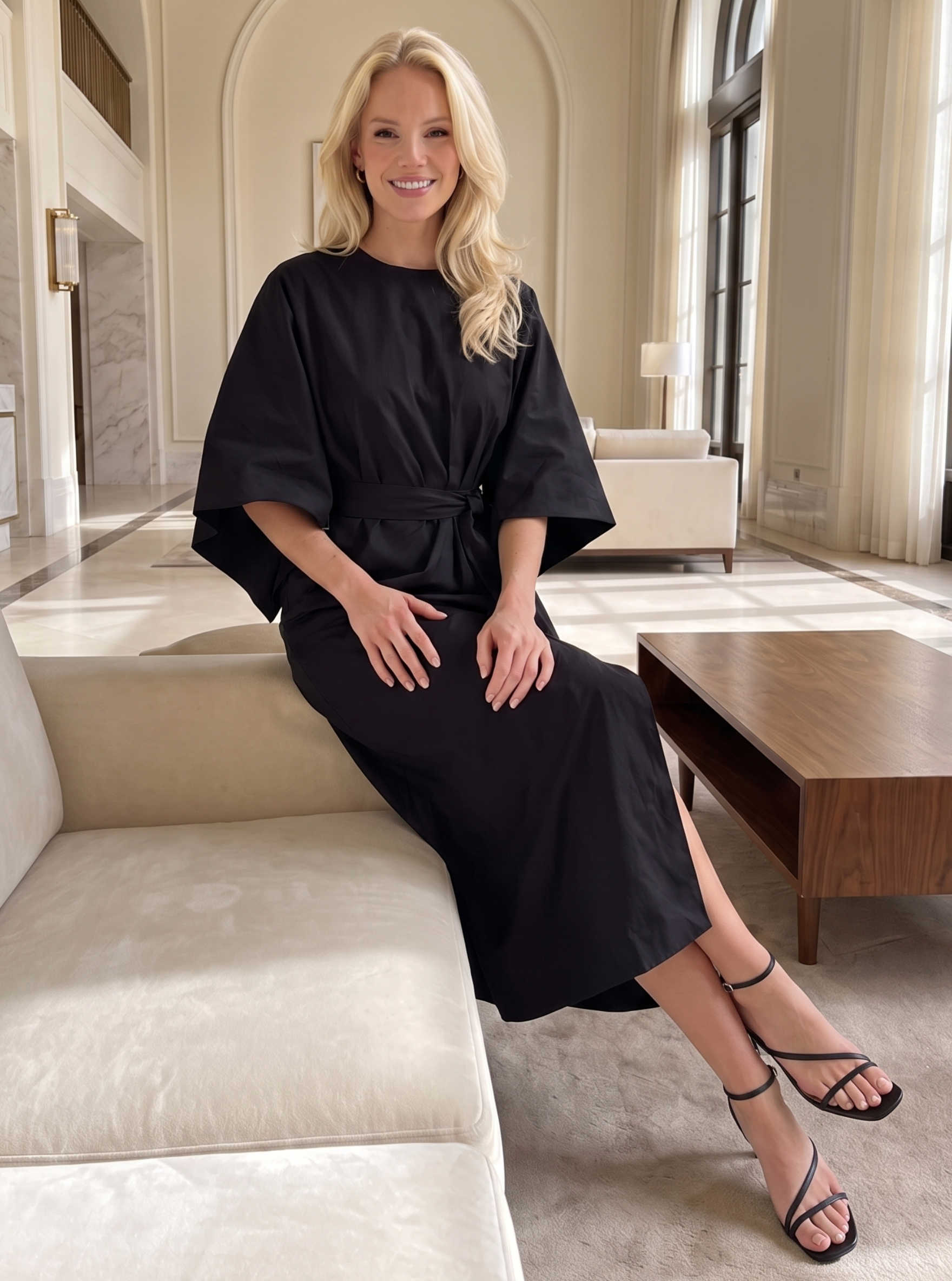 Belted Maxi Dress