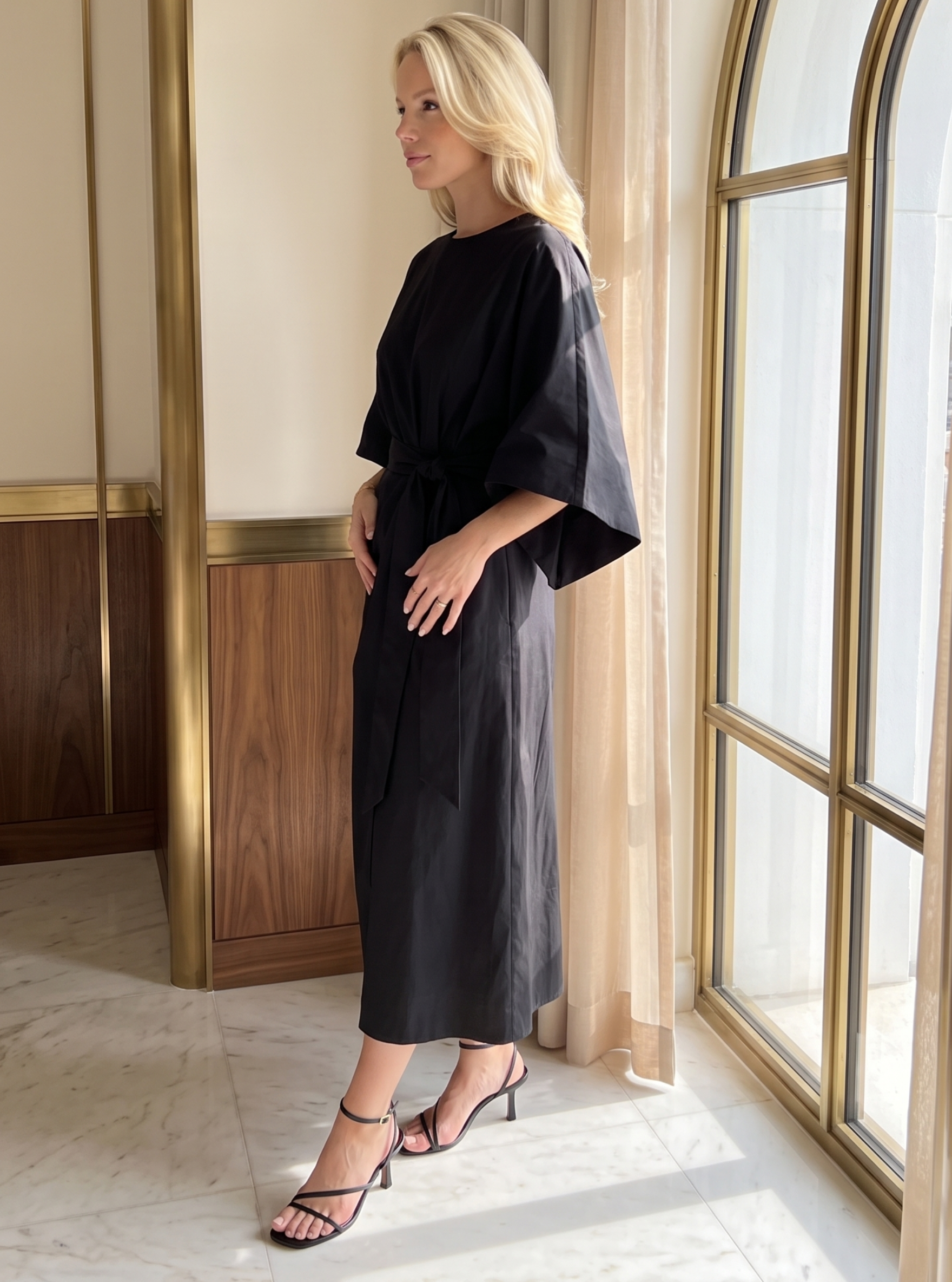 Belted Maxi Dress