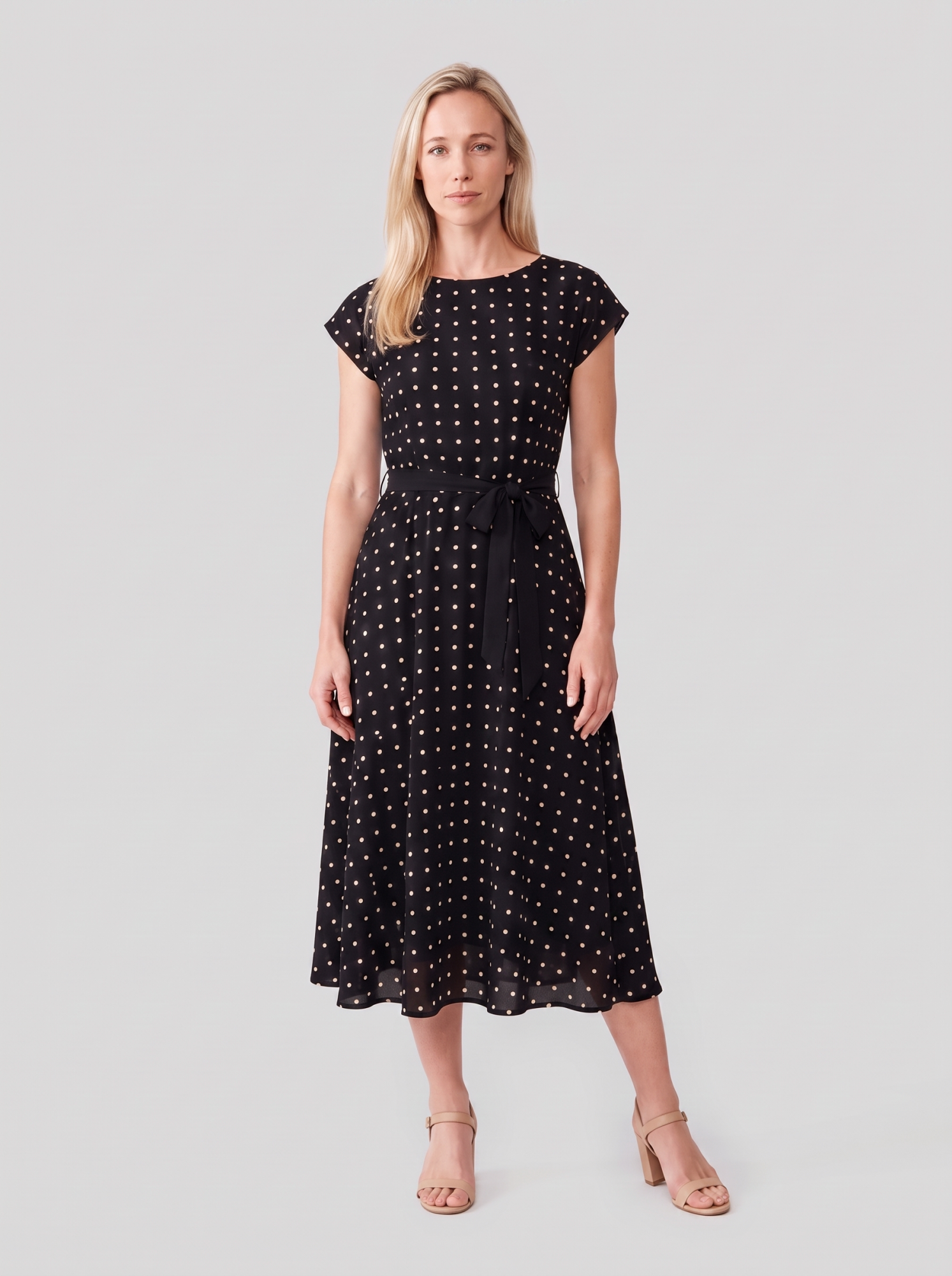 Polka Dot Midi Dress