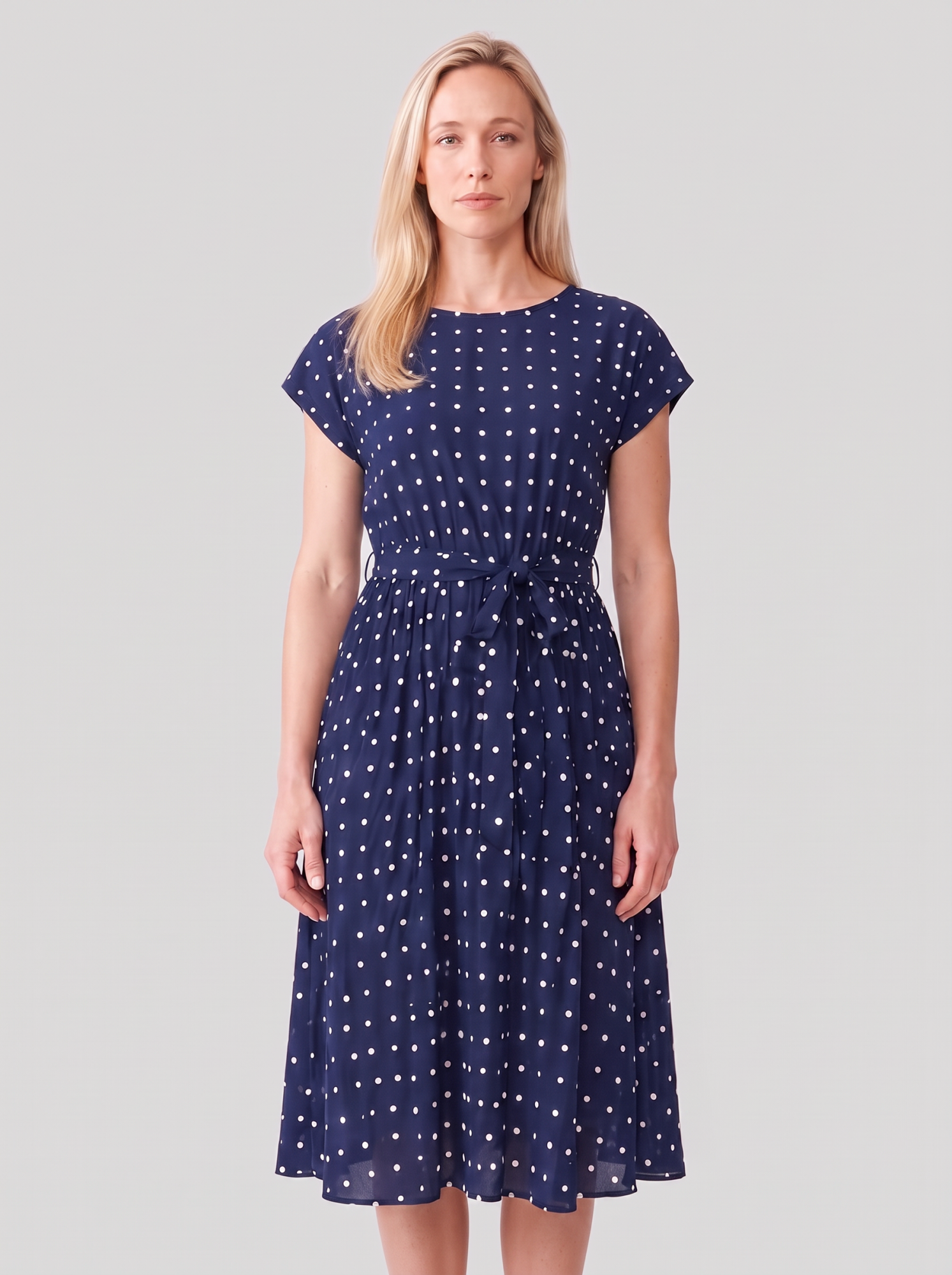 Polka Dot Midi Dress