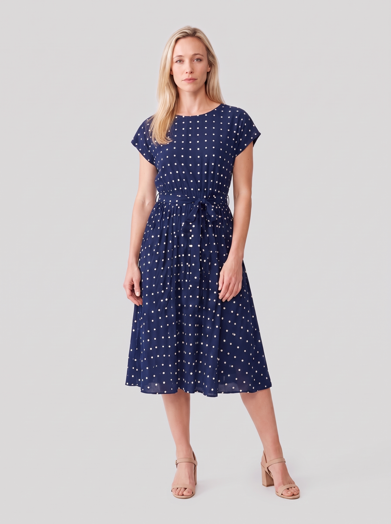 Polka Dot Midi Dress