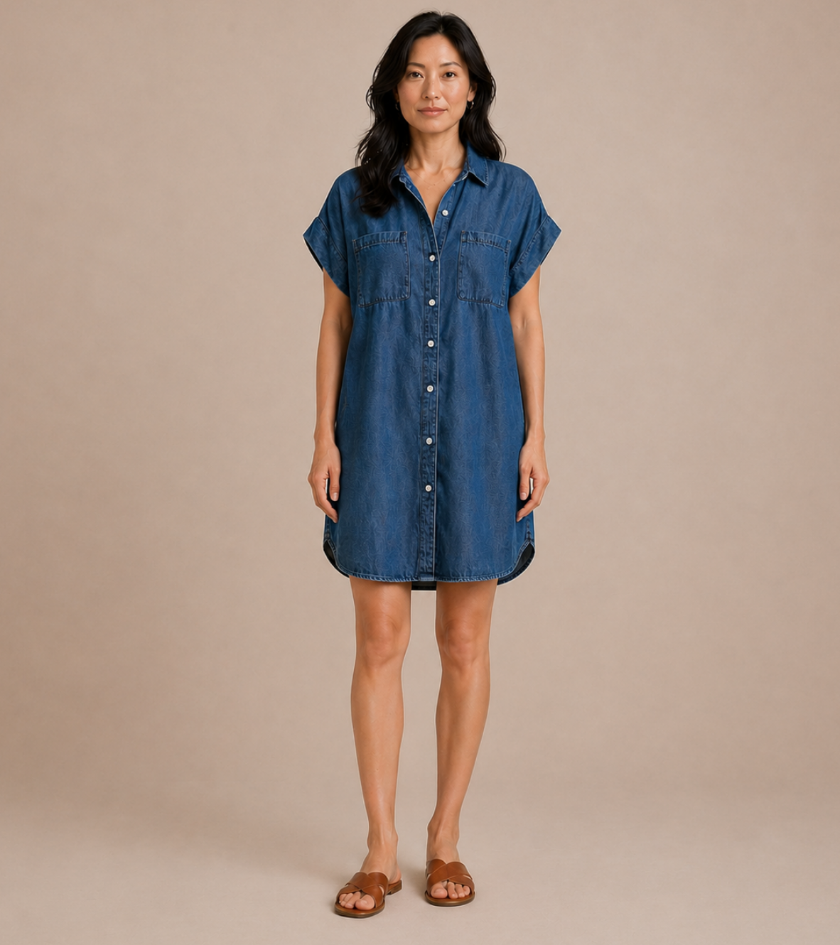 Relaxed Denim Dress