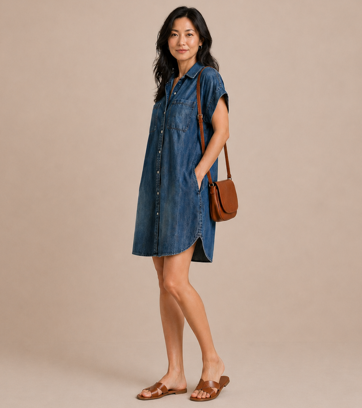 Relaxed Denim Dress
