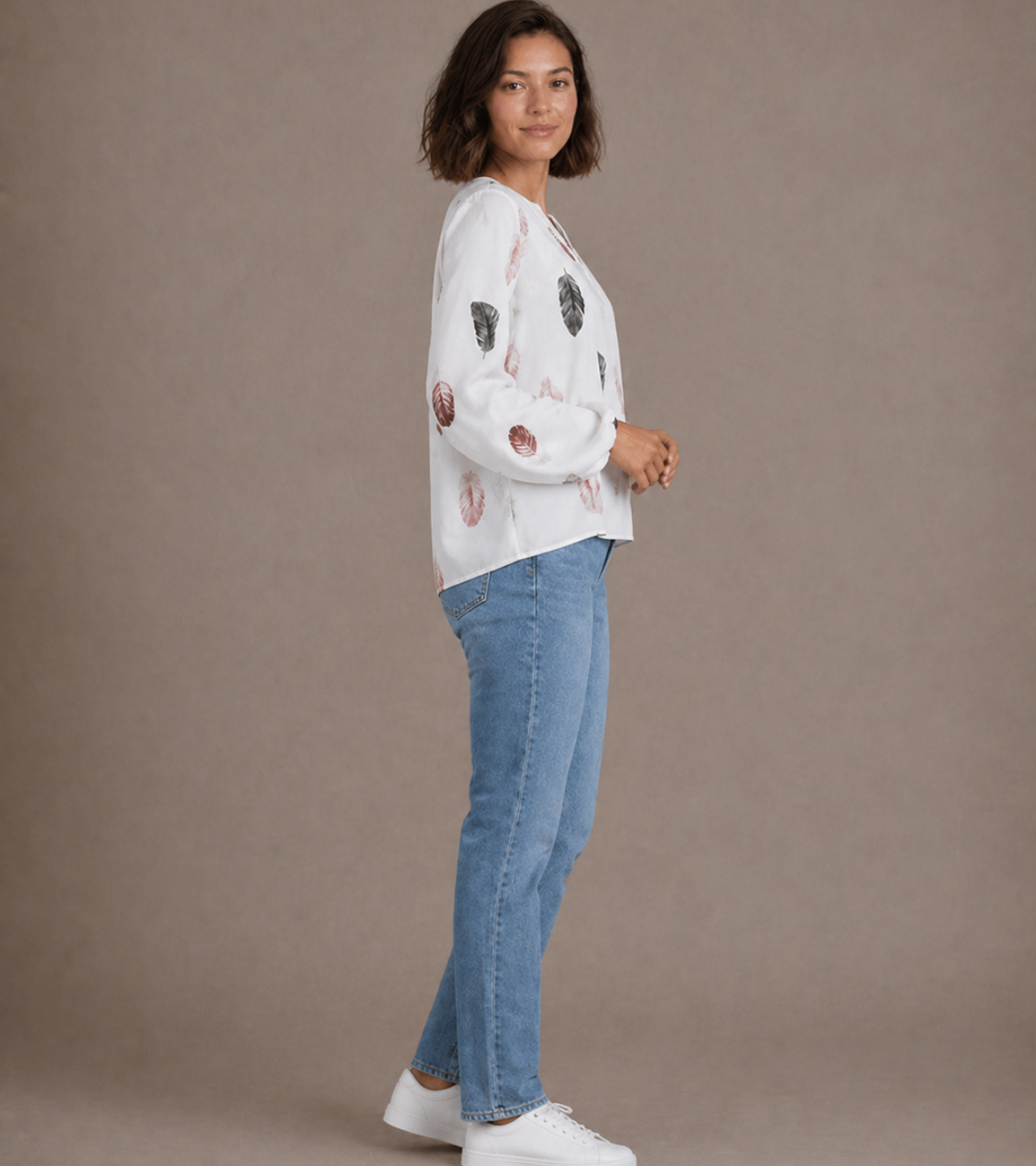 Relaxed Printed Blouse