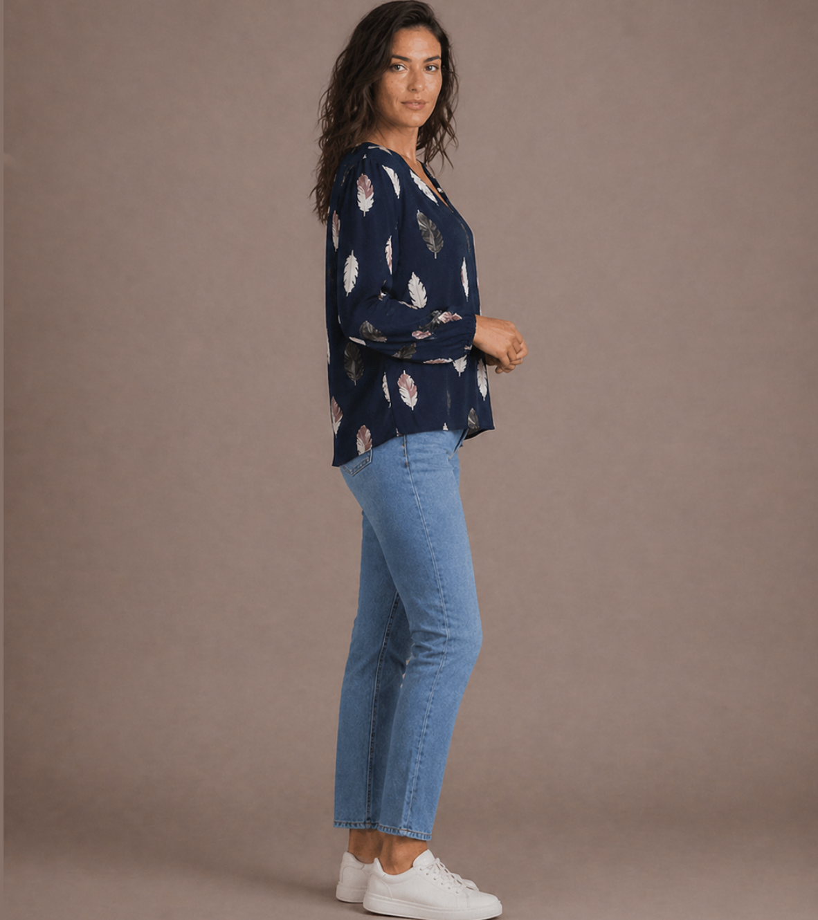 Relaxed Printed Blouse