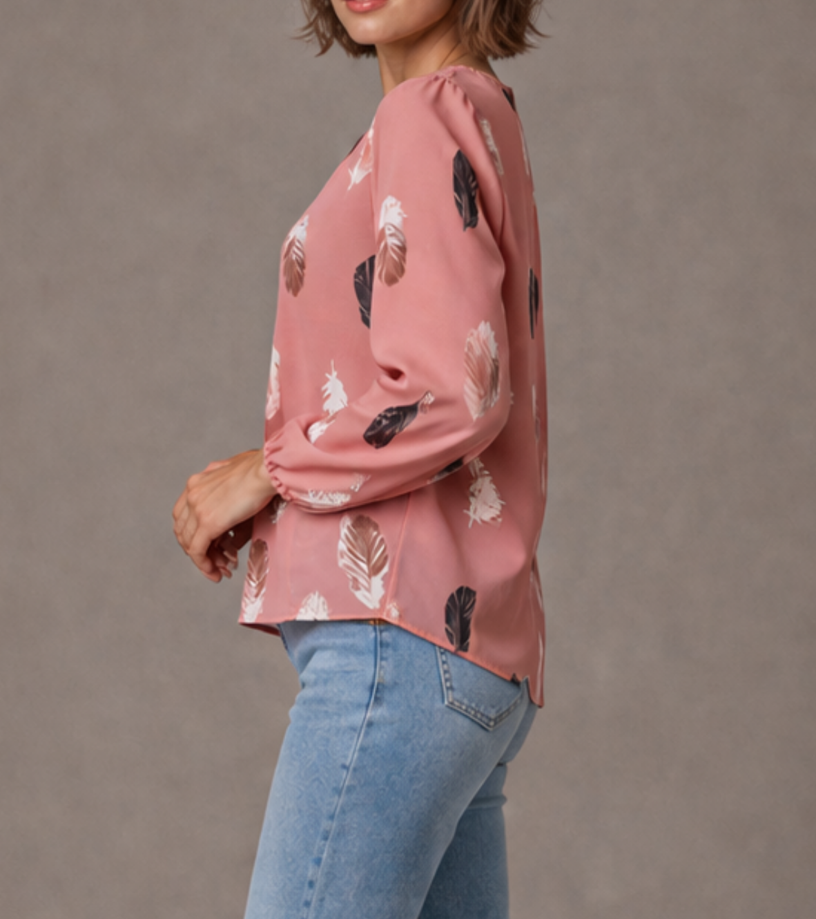 Relaxed Printed Blouse