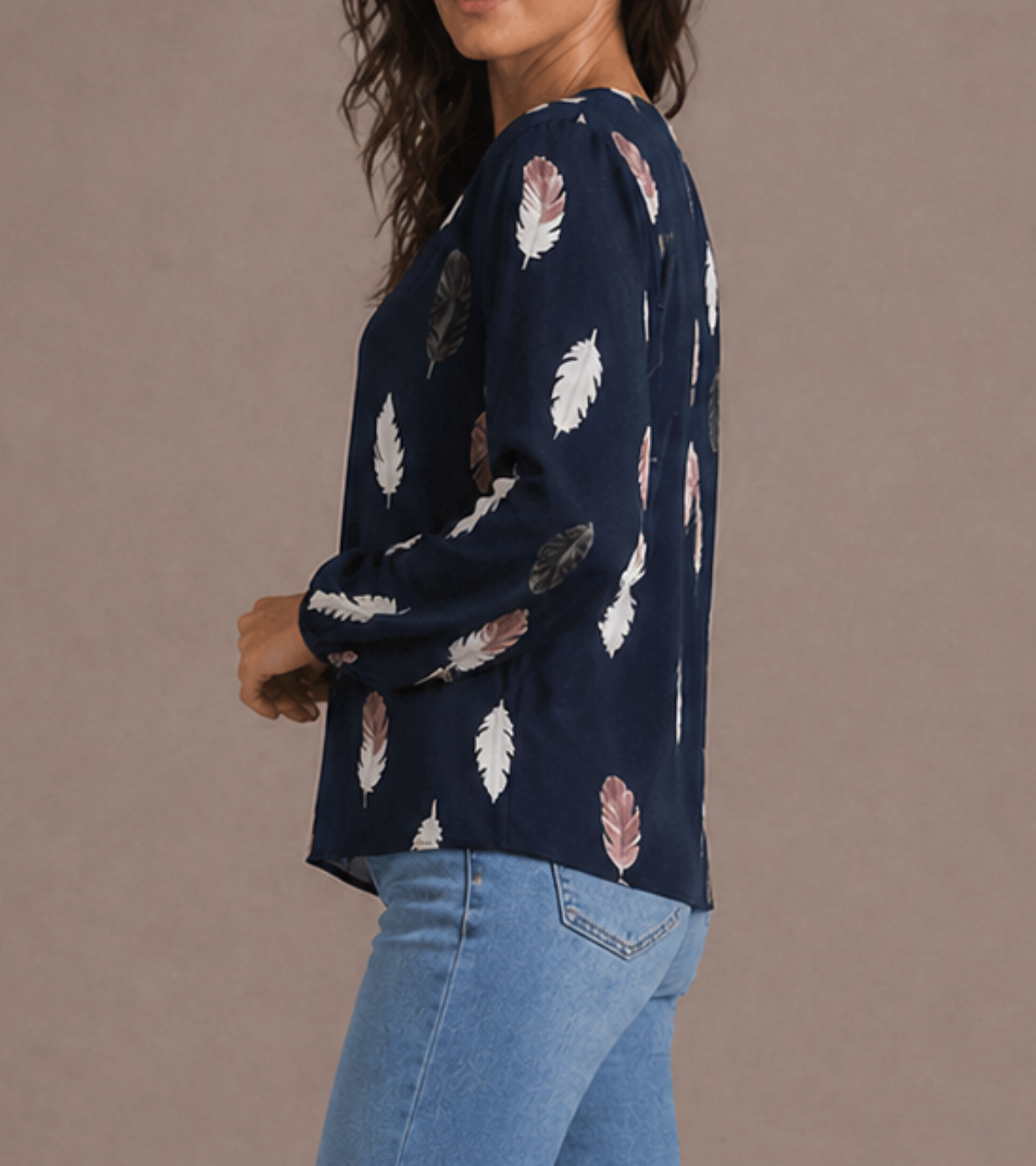 Relaxed Printed Blouse
