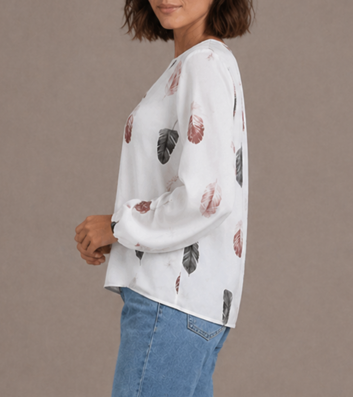 Relaxed Printed Blouse