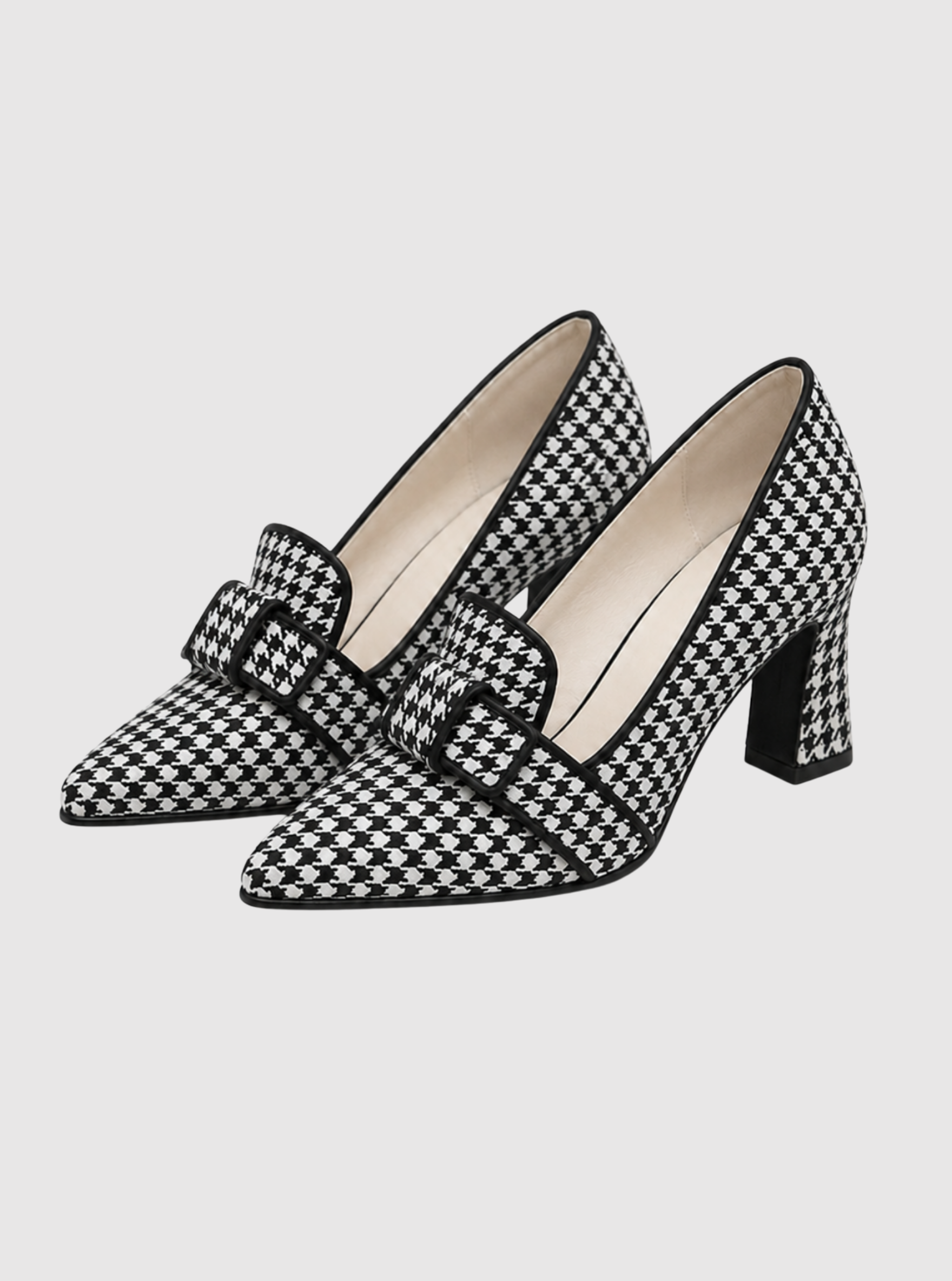 Houndstooth Heels