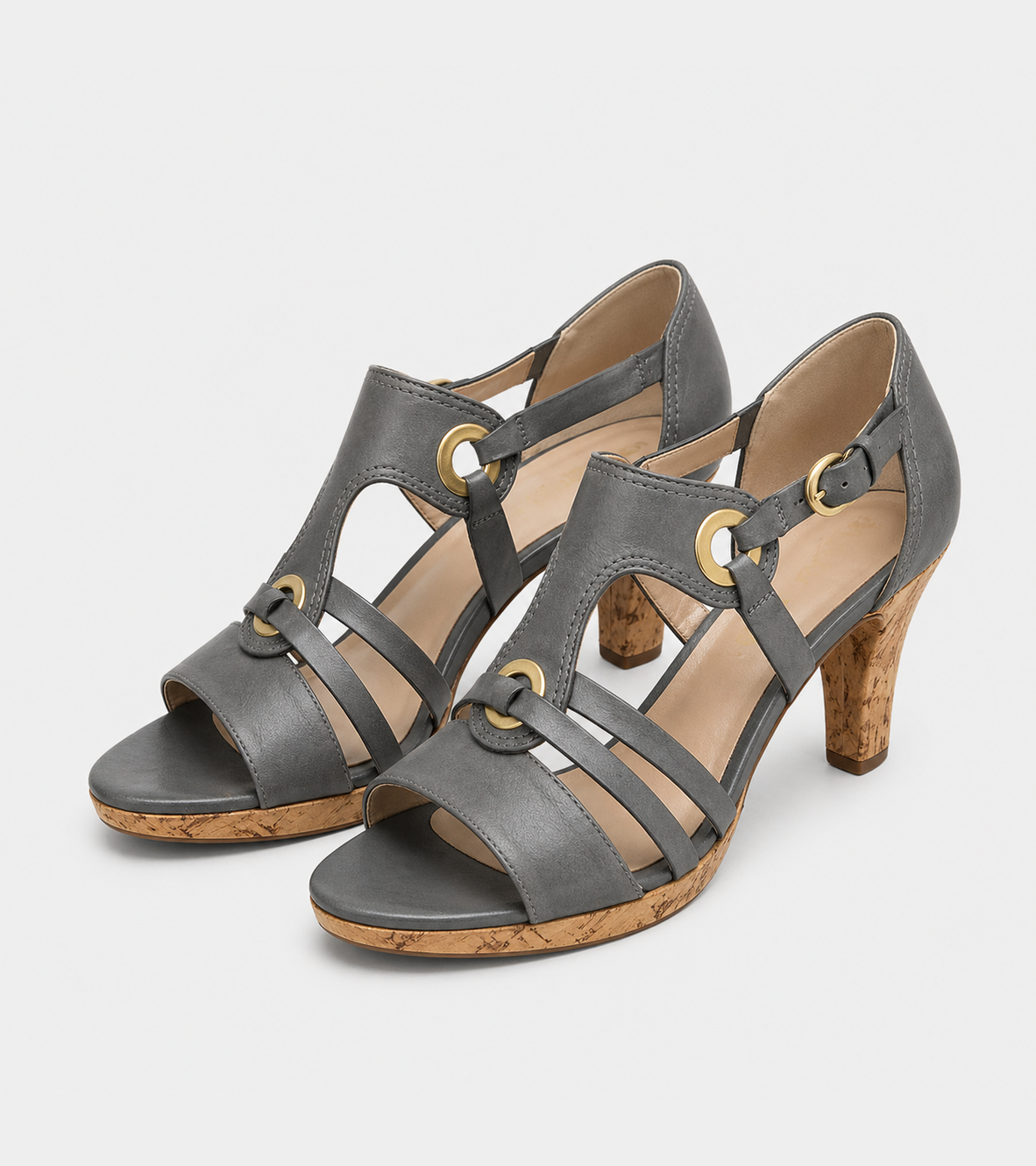 Strappy Heeled Sandals