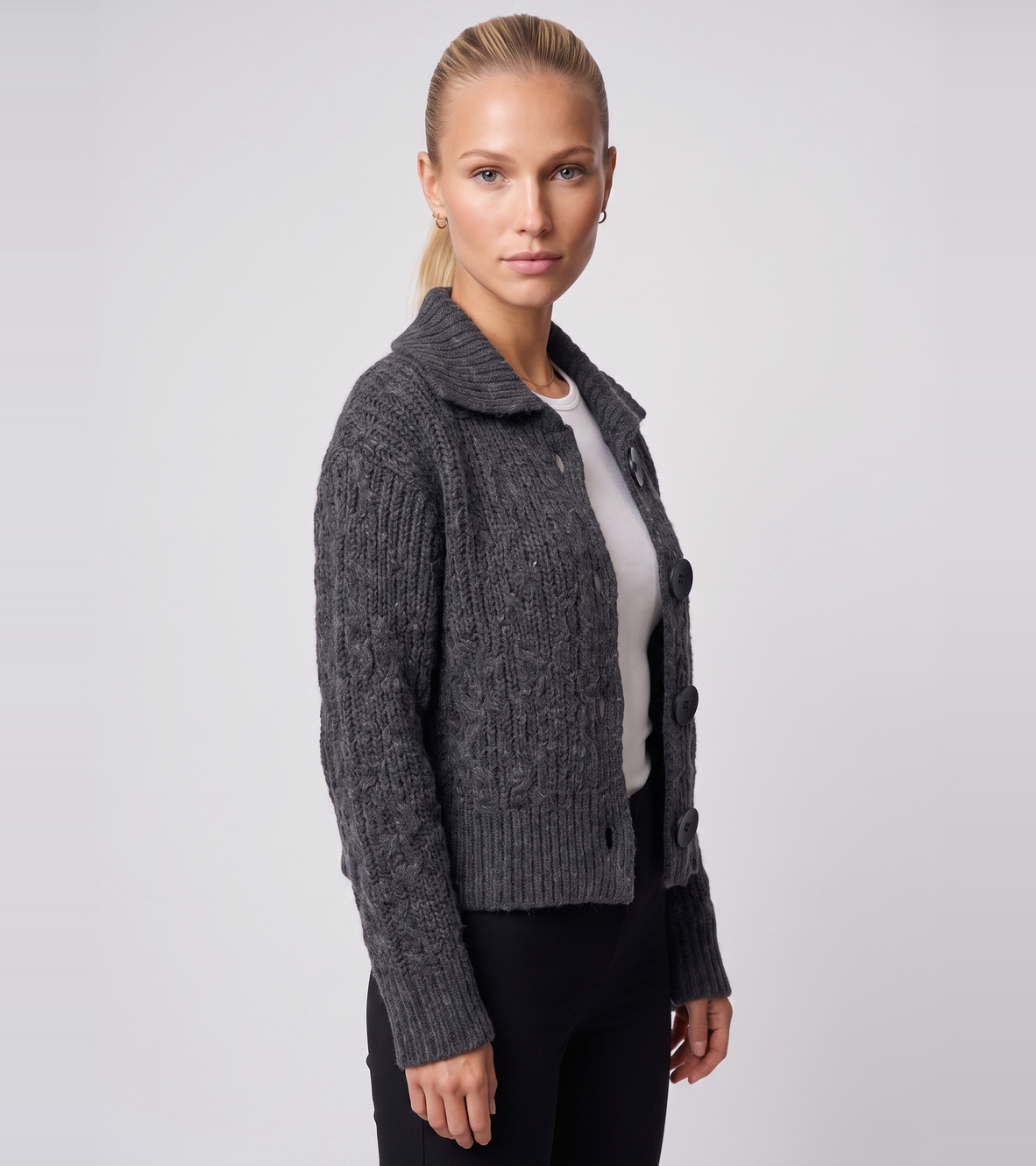 Button Knit Cardigan