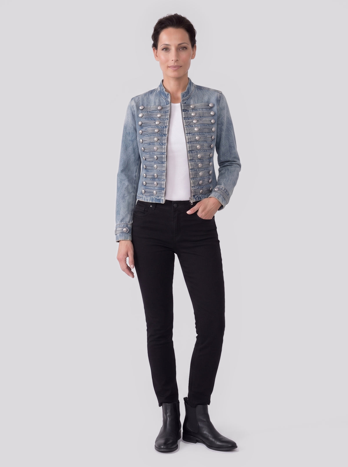 Crop Denim Jacket