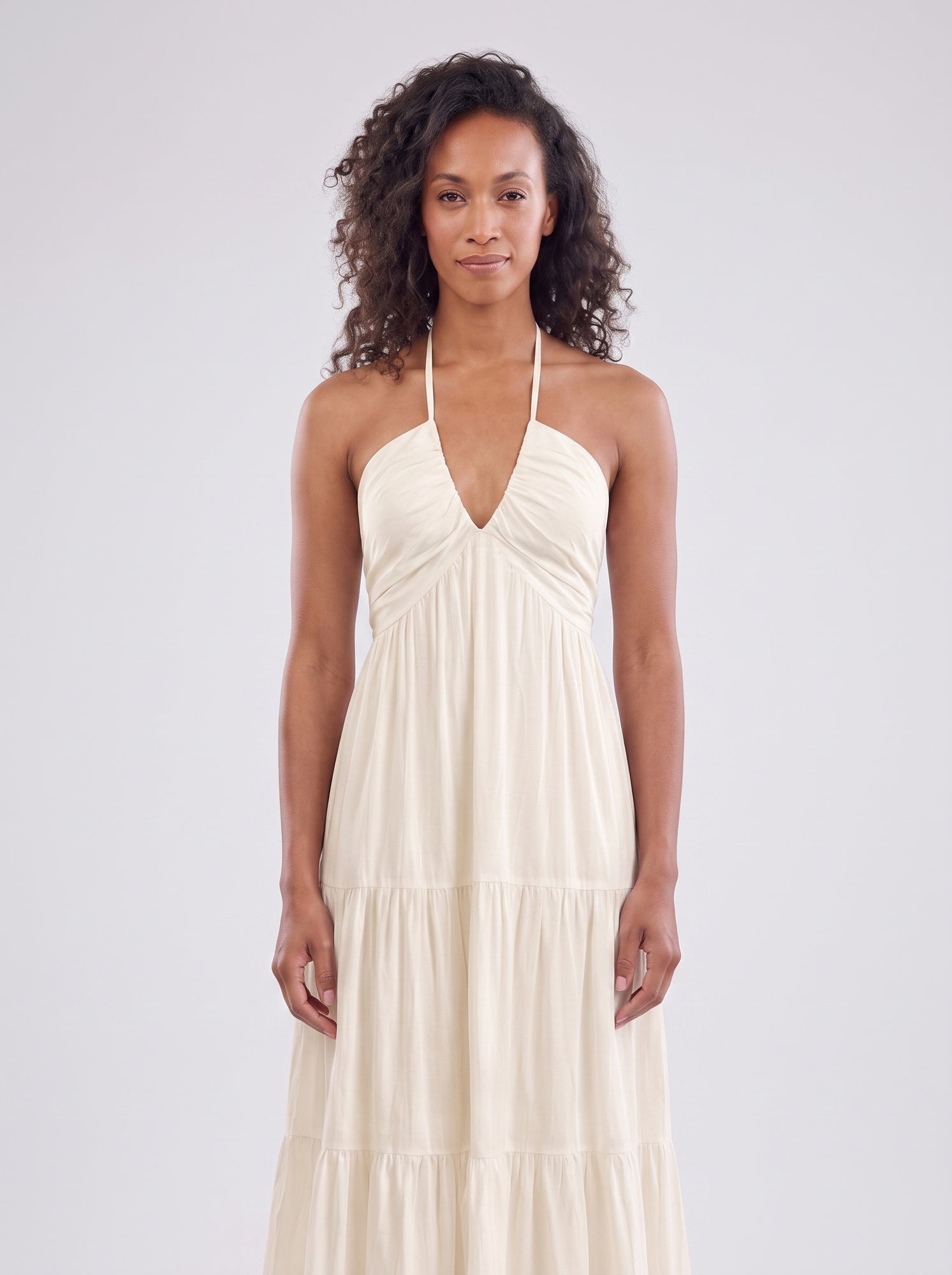 Halter Neck Maxi Dress