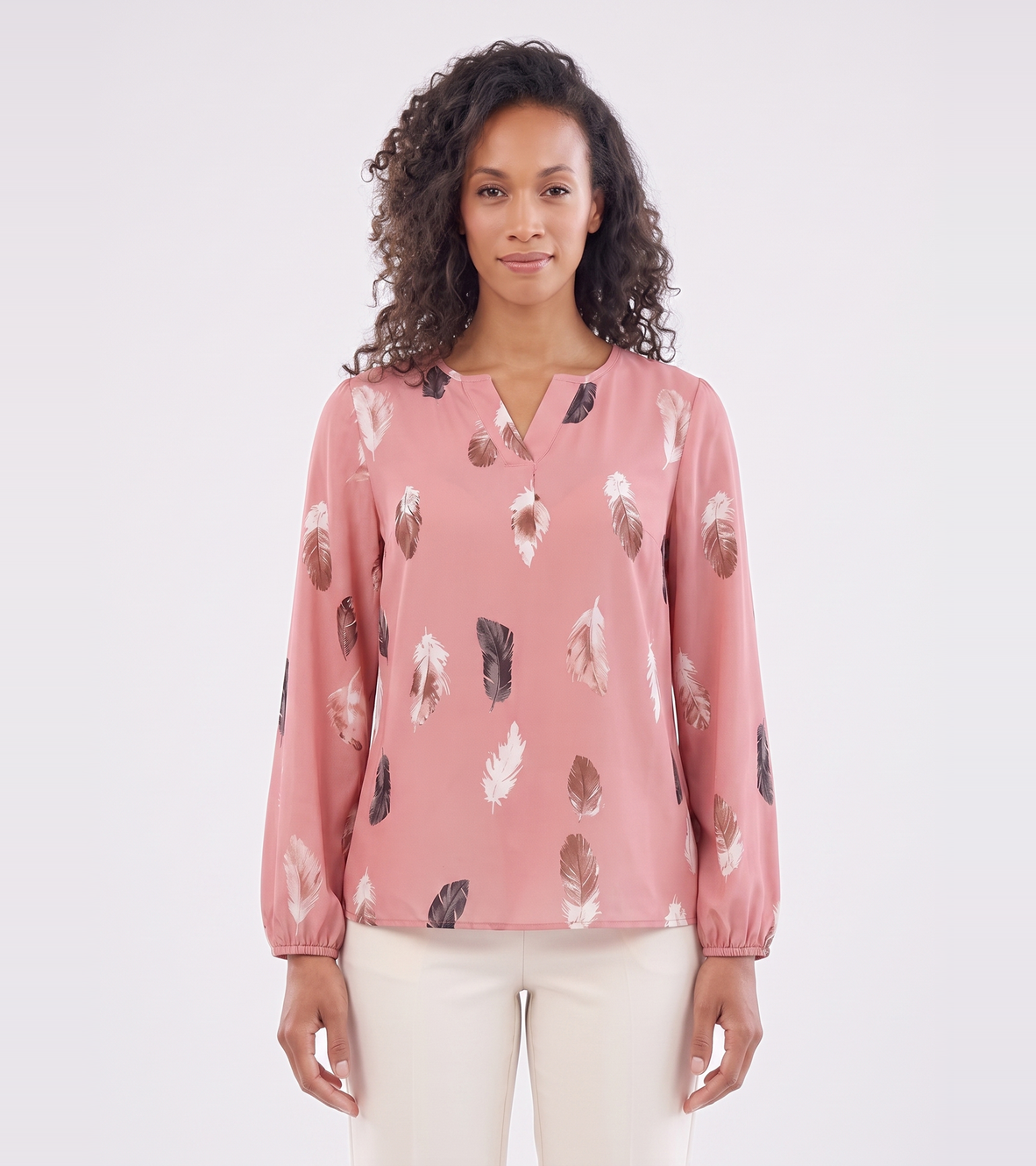 Relaxed Printed Blouse