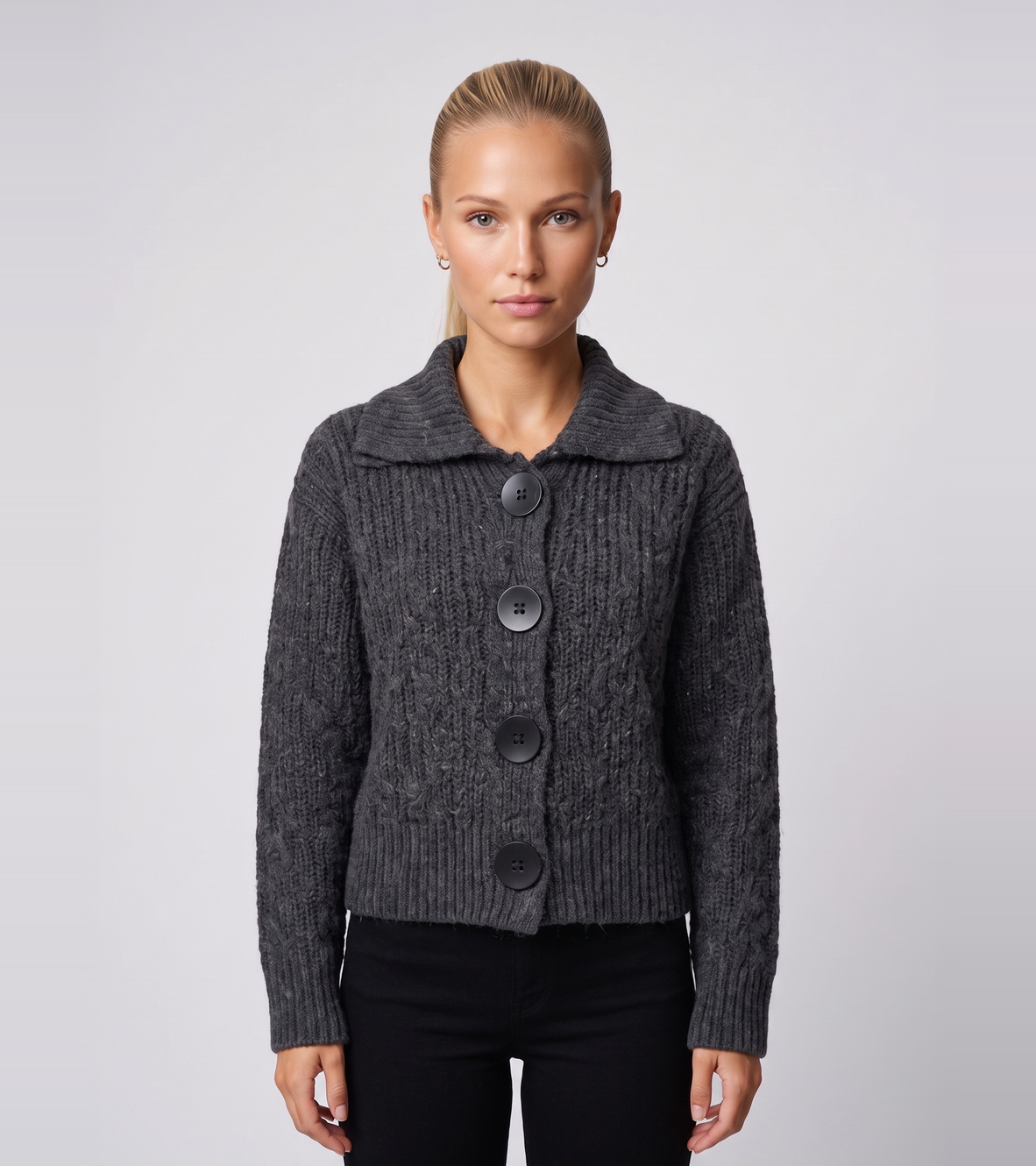 Button Knit Cardigan