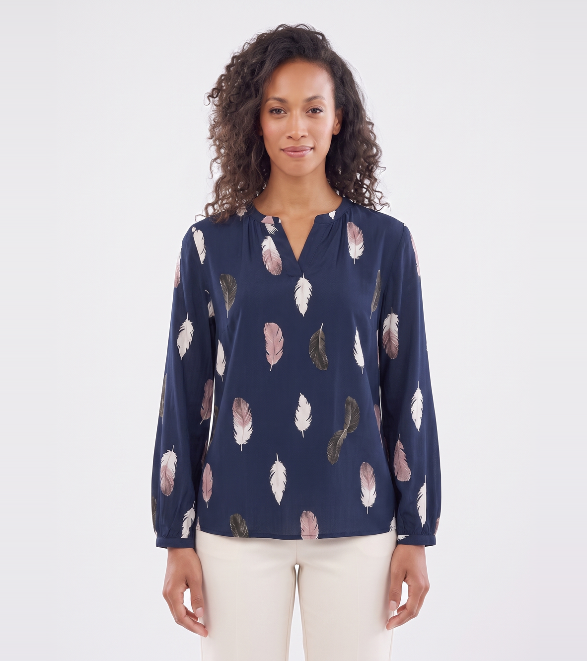 Relaxed Printed Blouse