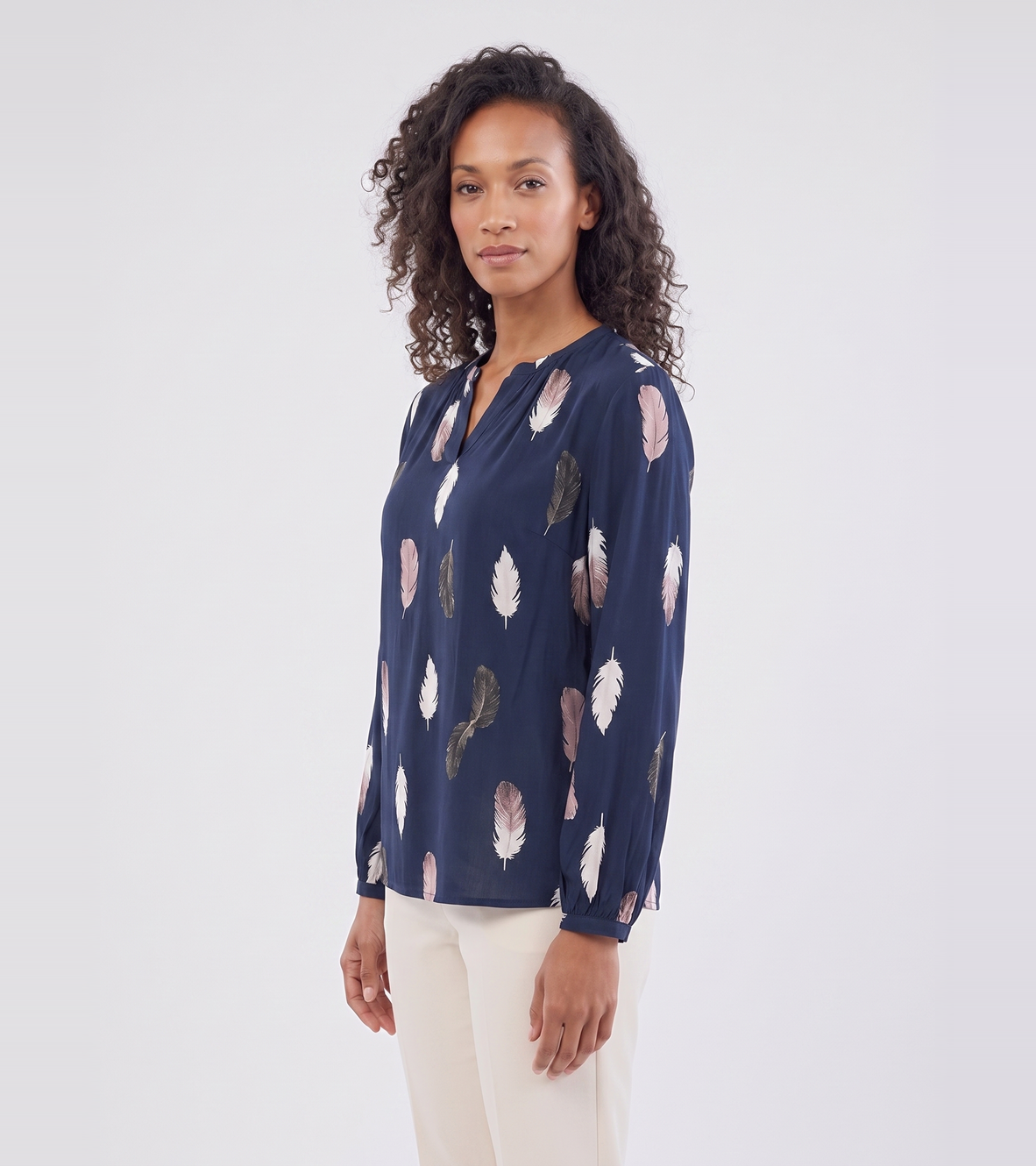 Relaxed Printed Blouse