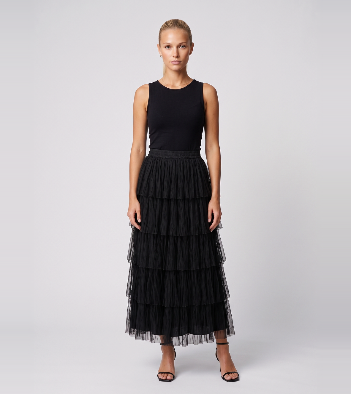 Layered Tulle Skirt