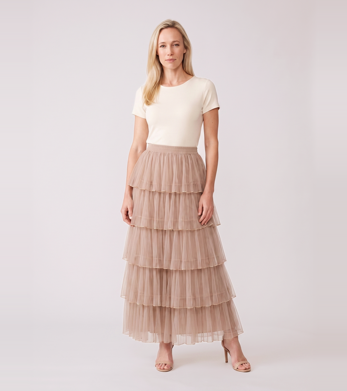Layered Tulle Skirt