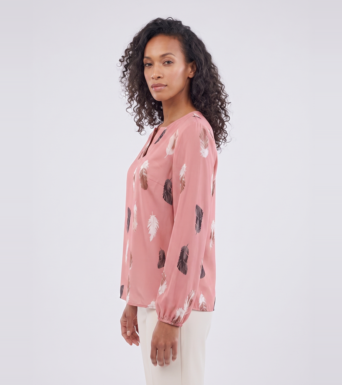 Relaxed Printed Blouse
