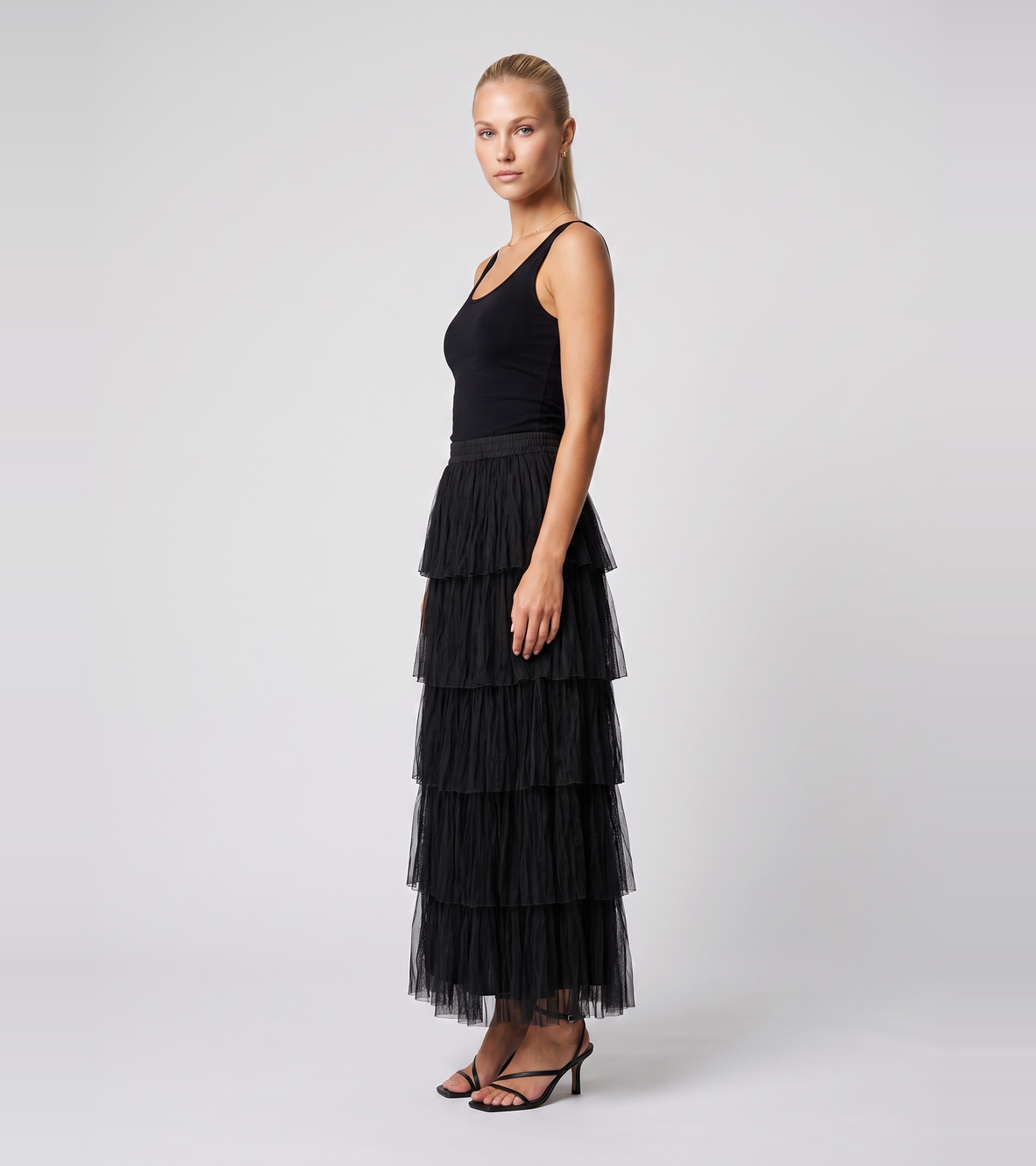 Layered Tulle Skirt