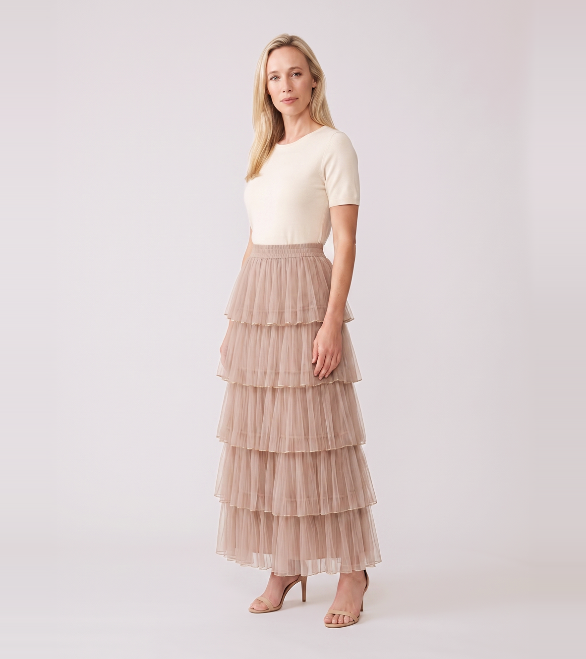 Layered Tulle Skirt