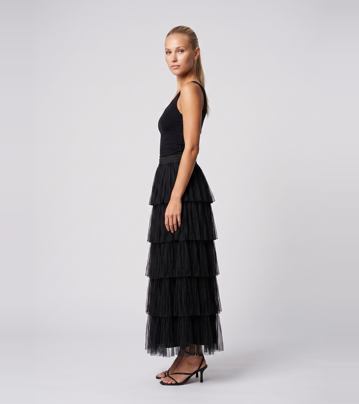 Layered Tulle Skirt
