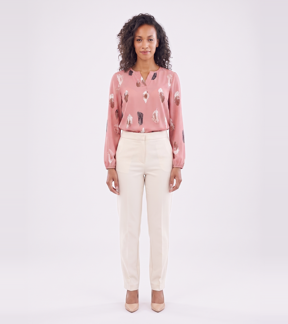 Relaxed Printed Blouse