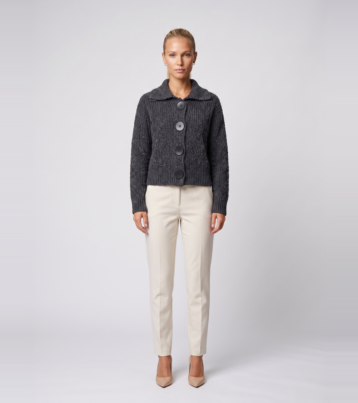 Button Knit Cardigan