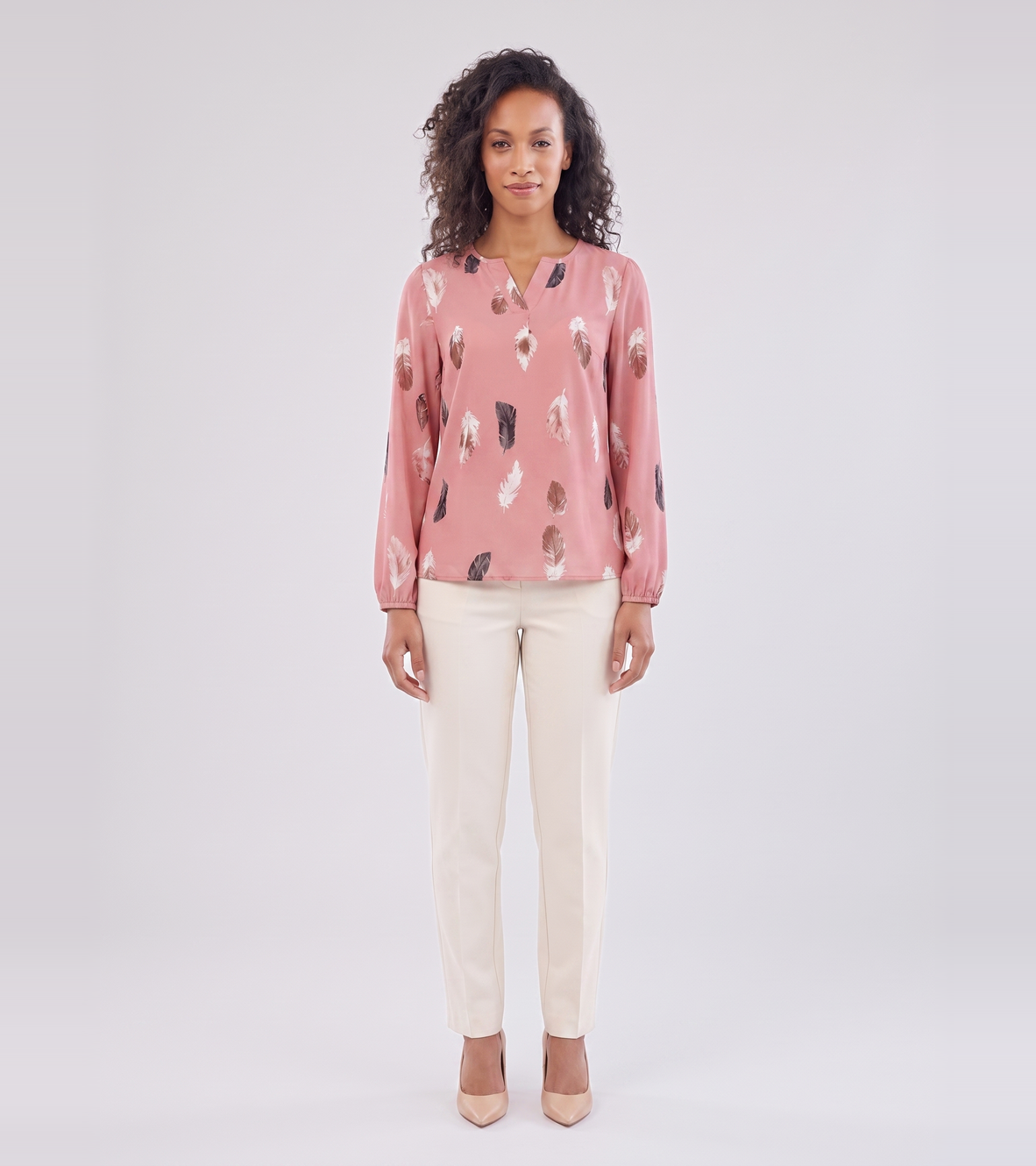 Relaxed Printed Blouse