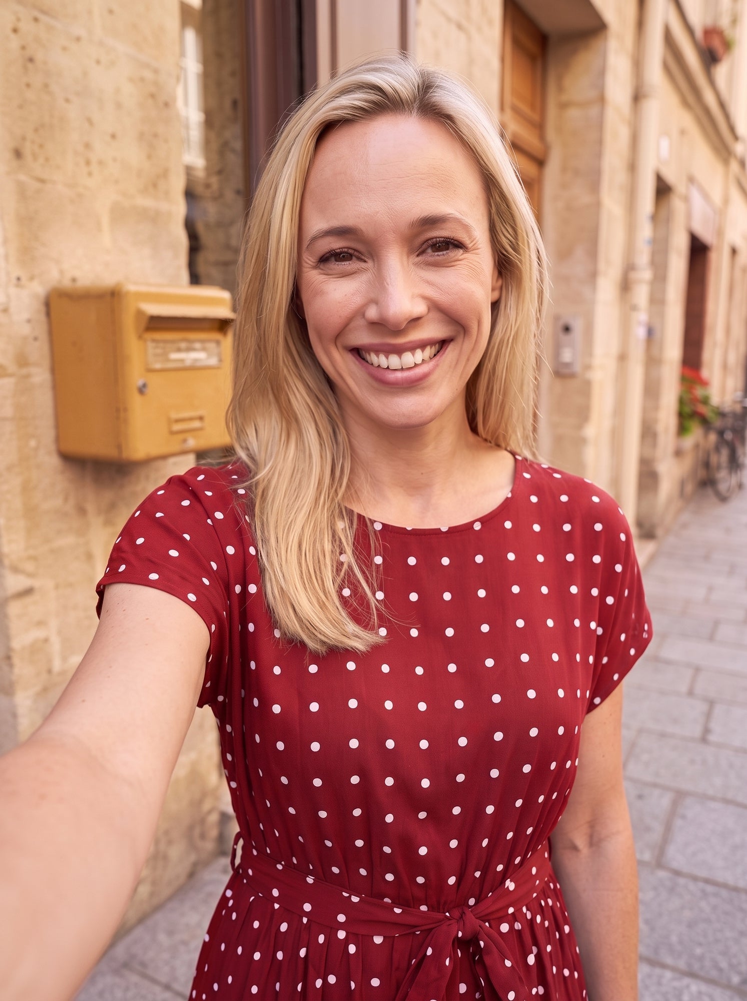 Polka Dot Midi Dress