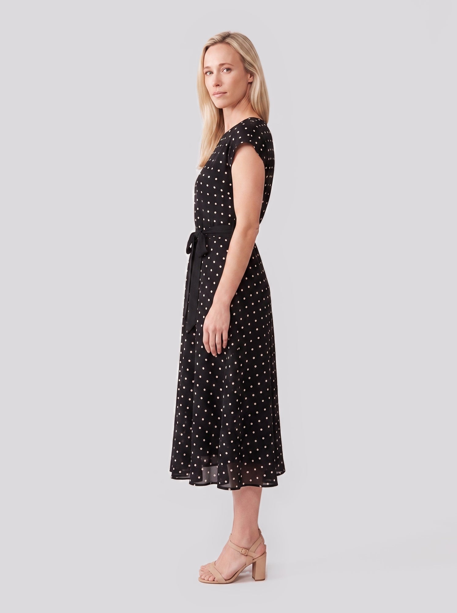 Polka Dot Midi Dress