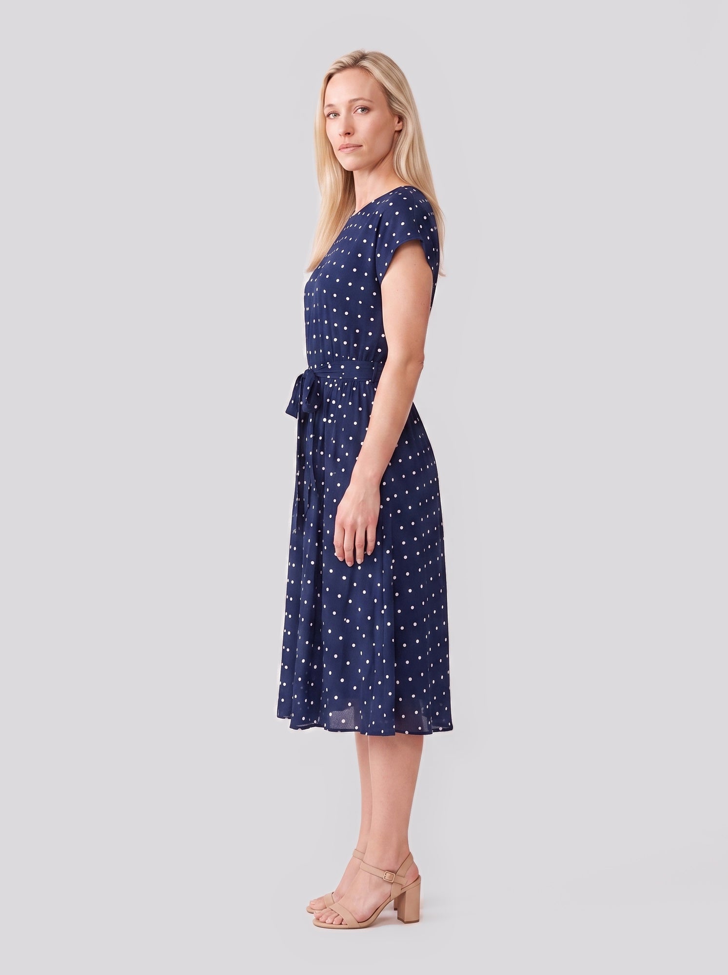 Polka Dot Midi Dress