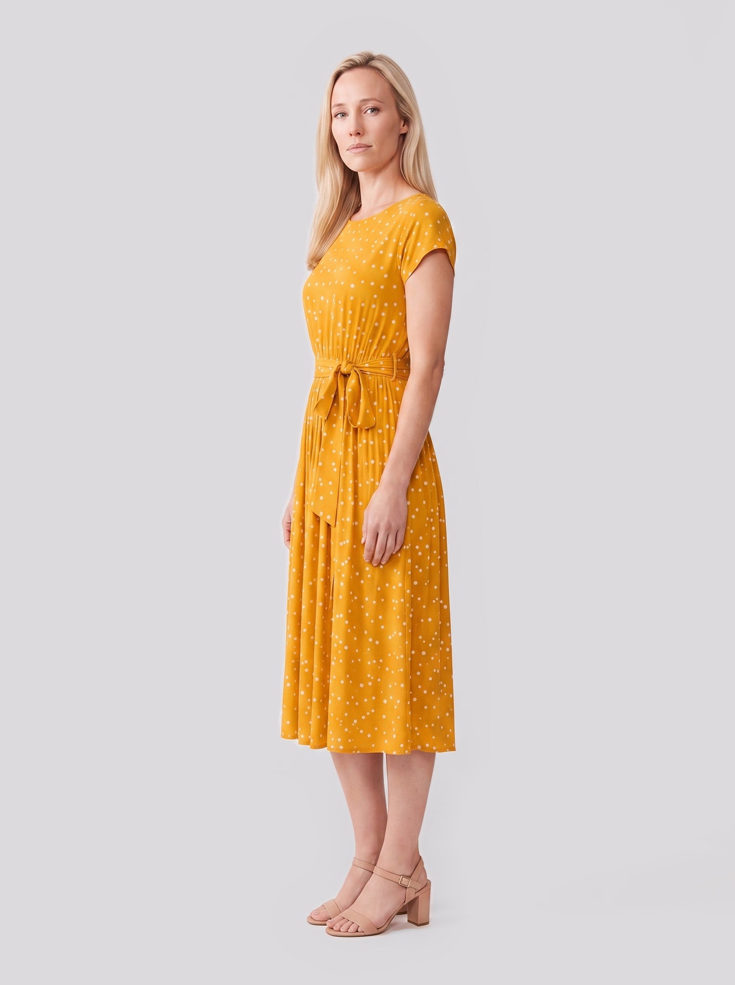 Polka Dot Midi Dress