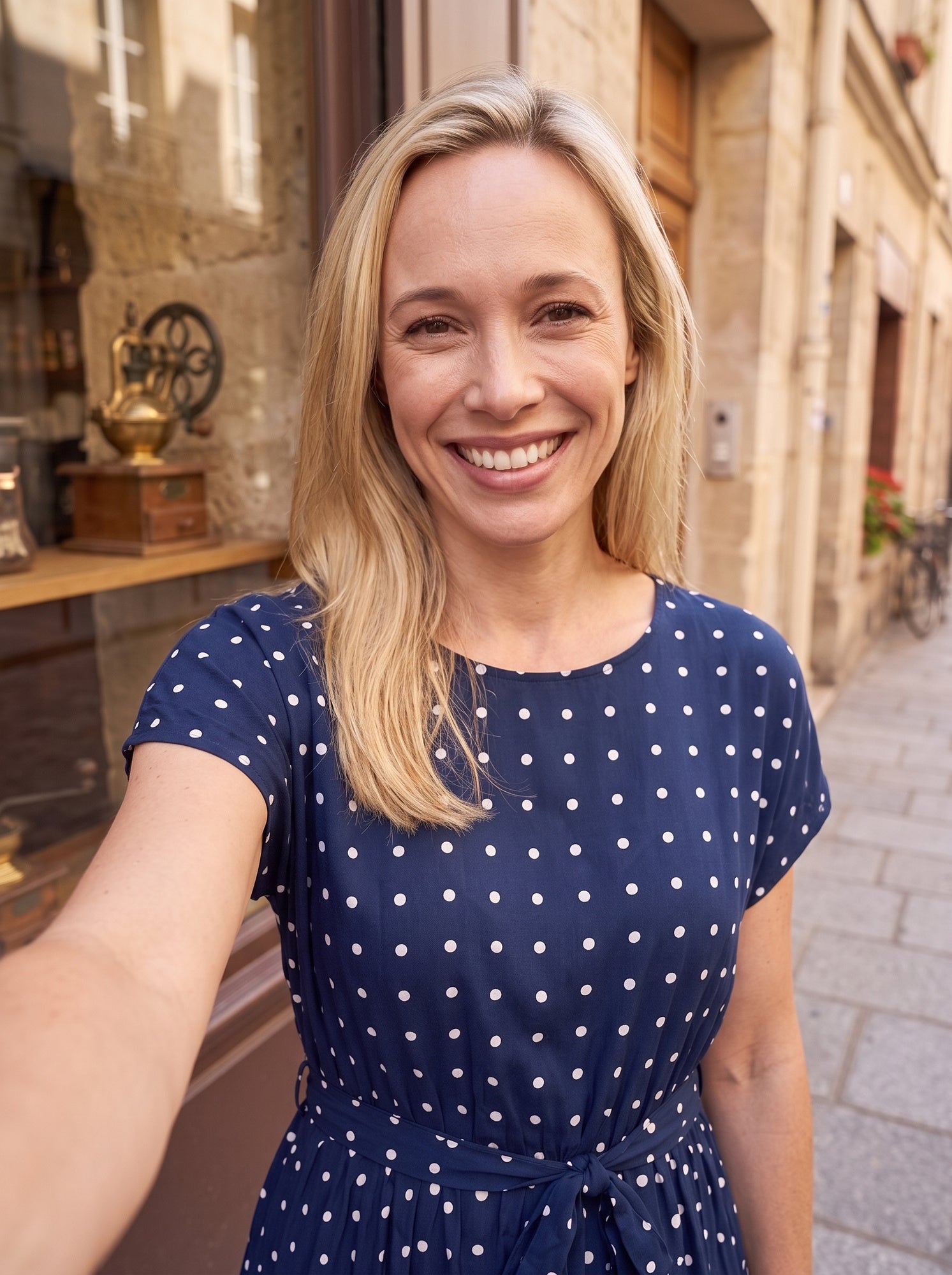 Polka Dot Midi Dress